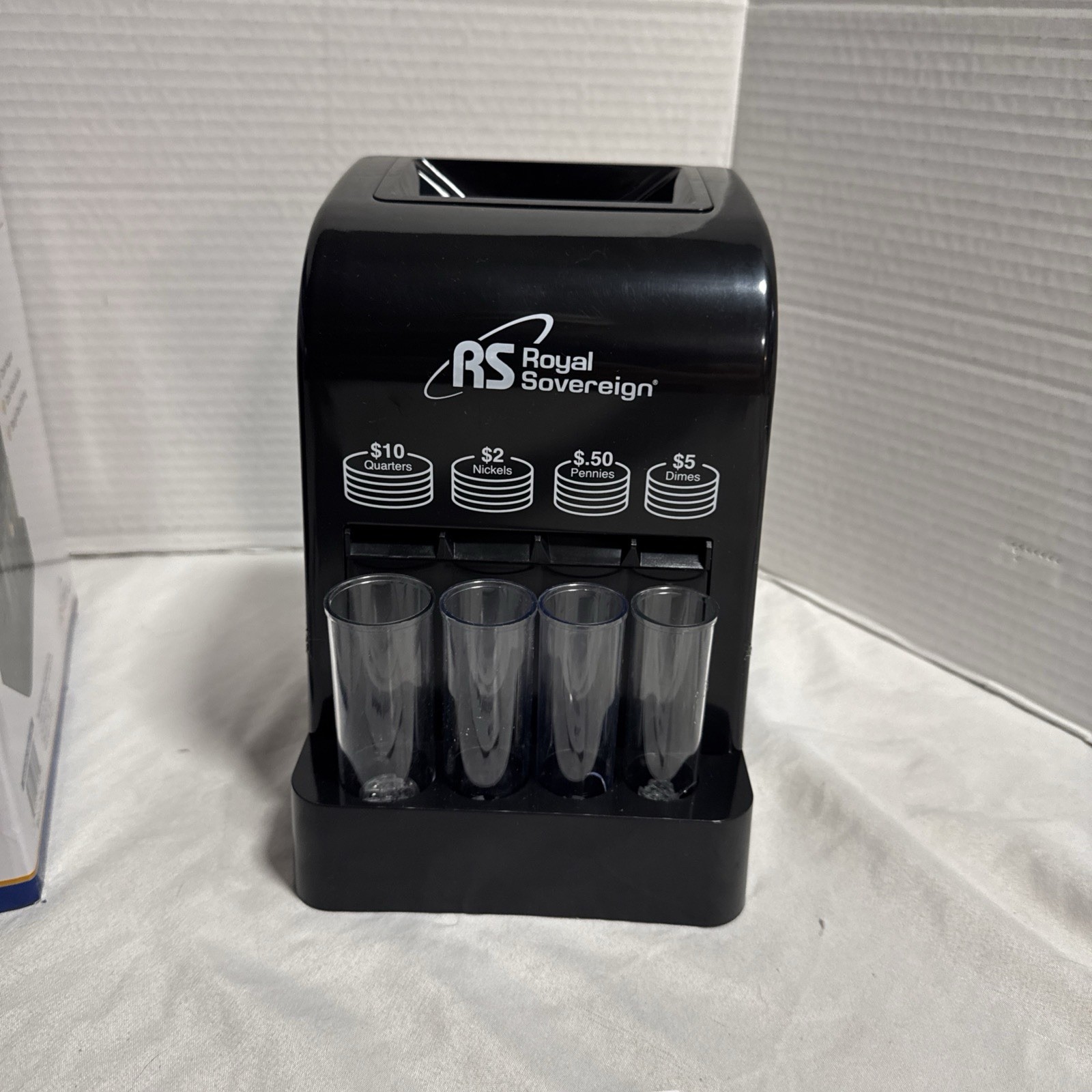 Royal Sovereign Coin Sorter DCB-175B Counter Change Machine Battery Operated