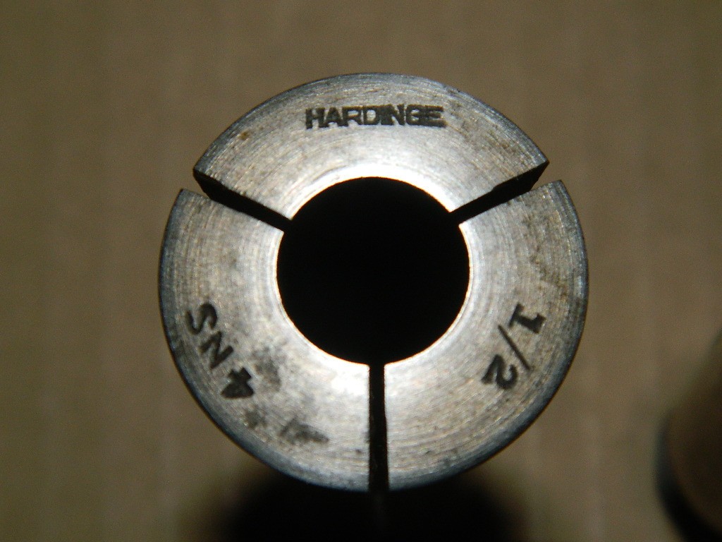 Lot of 2 Hardinge Collets 4NS 1/2″ and 4NS 9/16″