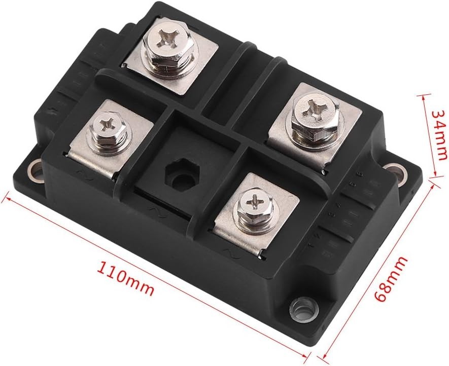 Single Phase Diode Bridge Rectifier 400A 1600V High Power 4 Terminals Current…