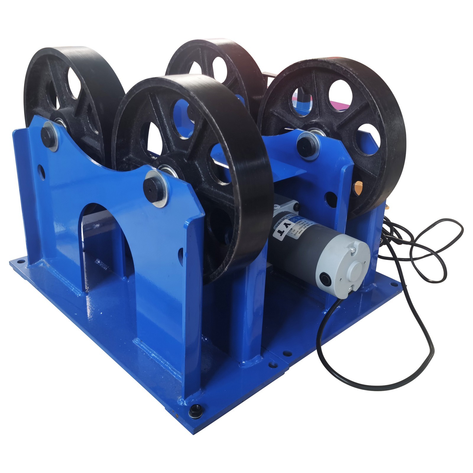 1T/ 2200lb Welding Tank Turning Roller Welding Positioner Iron wheel for TIG