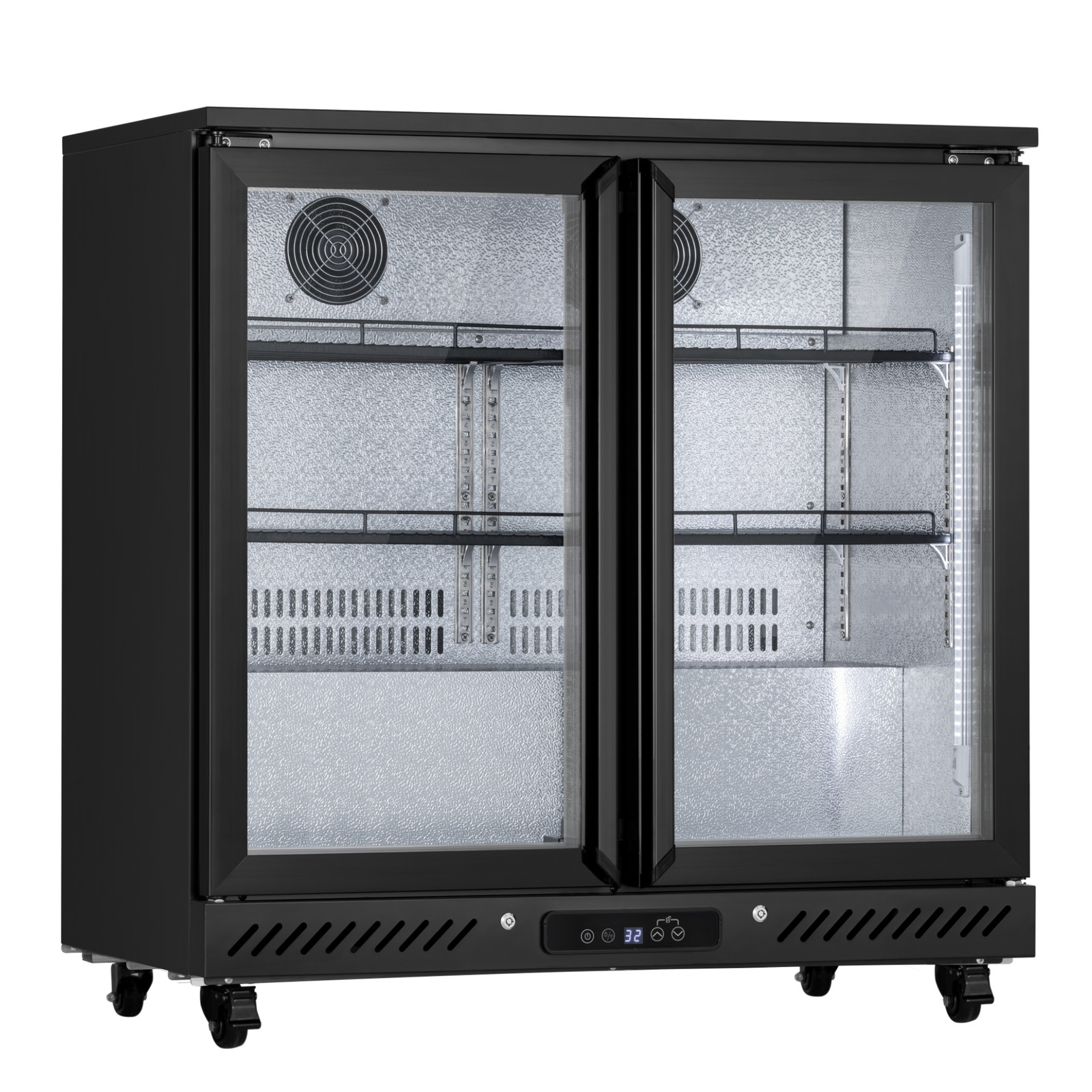 Yeego 6.5 Cu.Ft Back Bar Cooler Commercial Beverage Refrigerator Under Counter