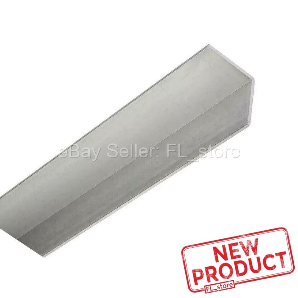 Aluminum Angle 1/8″ x 1-1/4″ x 8 Feet Length Unpolished Alloy 6061 90° Stock NEW