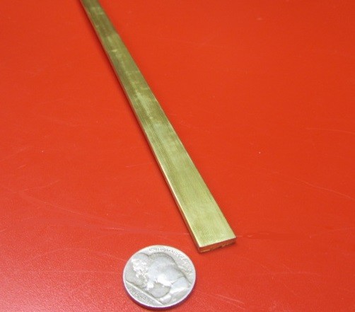 360 Brass Flat Bar 1/8″ Thick x 1/2″ Wide x 60.0″ Length