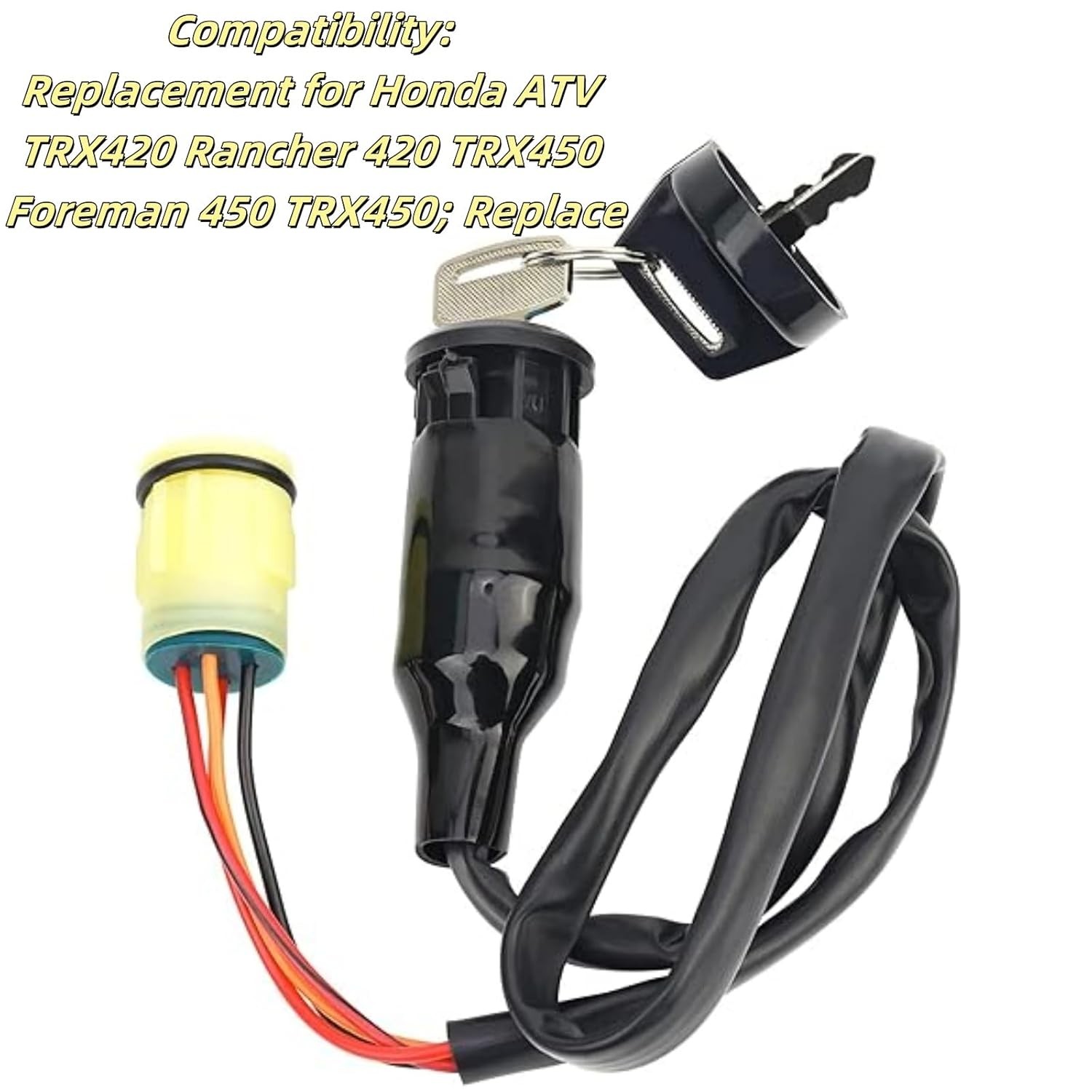 Ignition Switch for Honda TRX350 TRX420 TRX450 Rancher 350 400 ATV Quad Bike