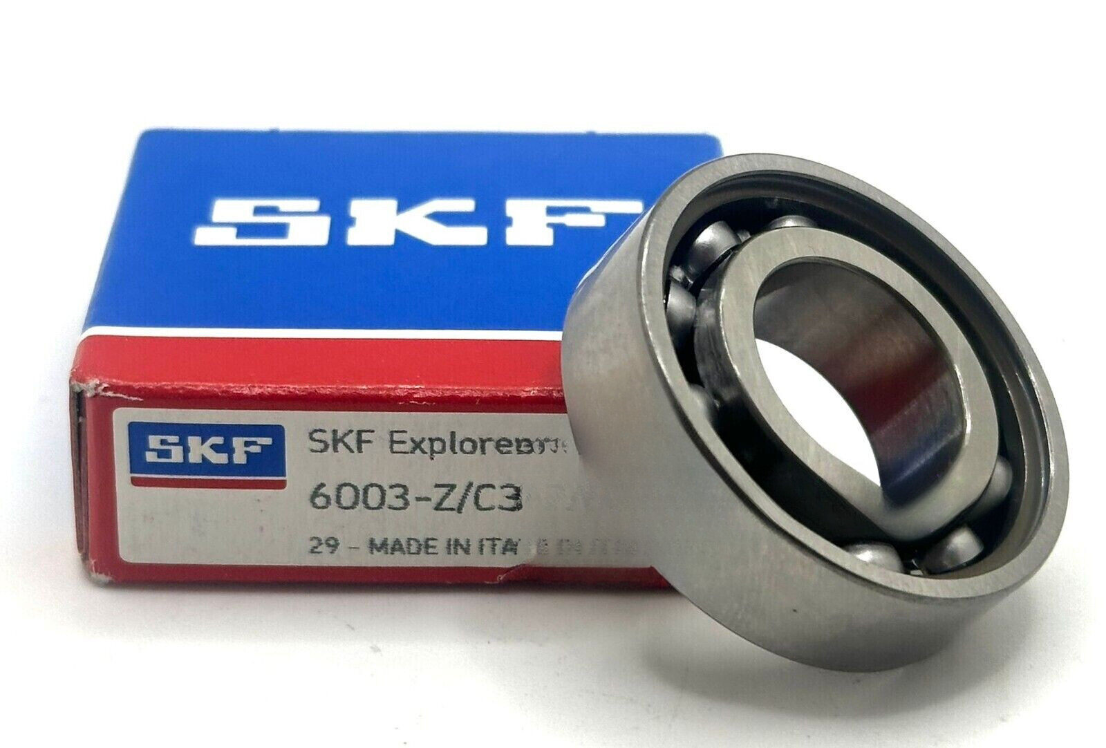 NEW SKF 6003 Z C3 BALL BEARING, METAL SHIELDED 17x35x10mm
