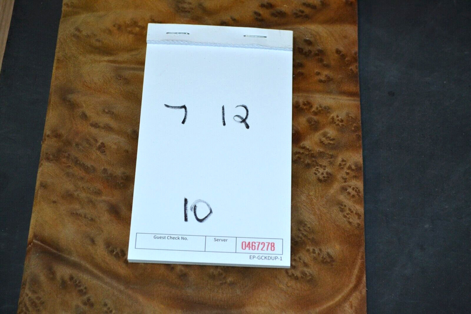 Camphor Burl Raw Wood Veneer Sheet 7 x 12 inches 1/42nd thick 4672-78