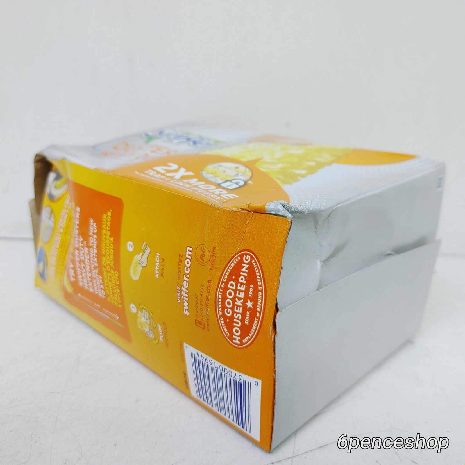 Deformed Box-Swiffer Heavy Duty Dust Lock Fiber Dusters Refill 6/BX