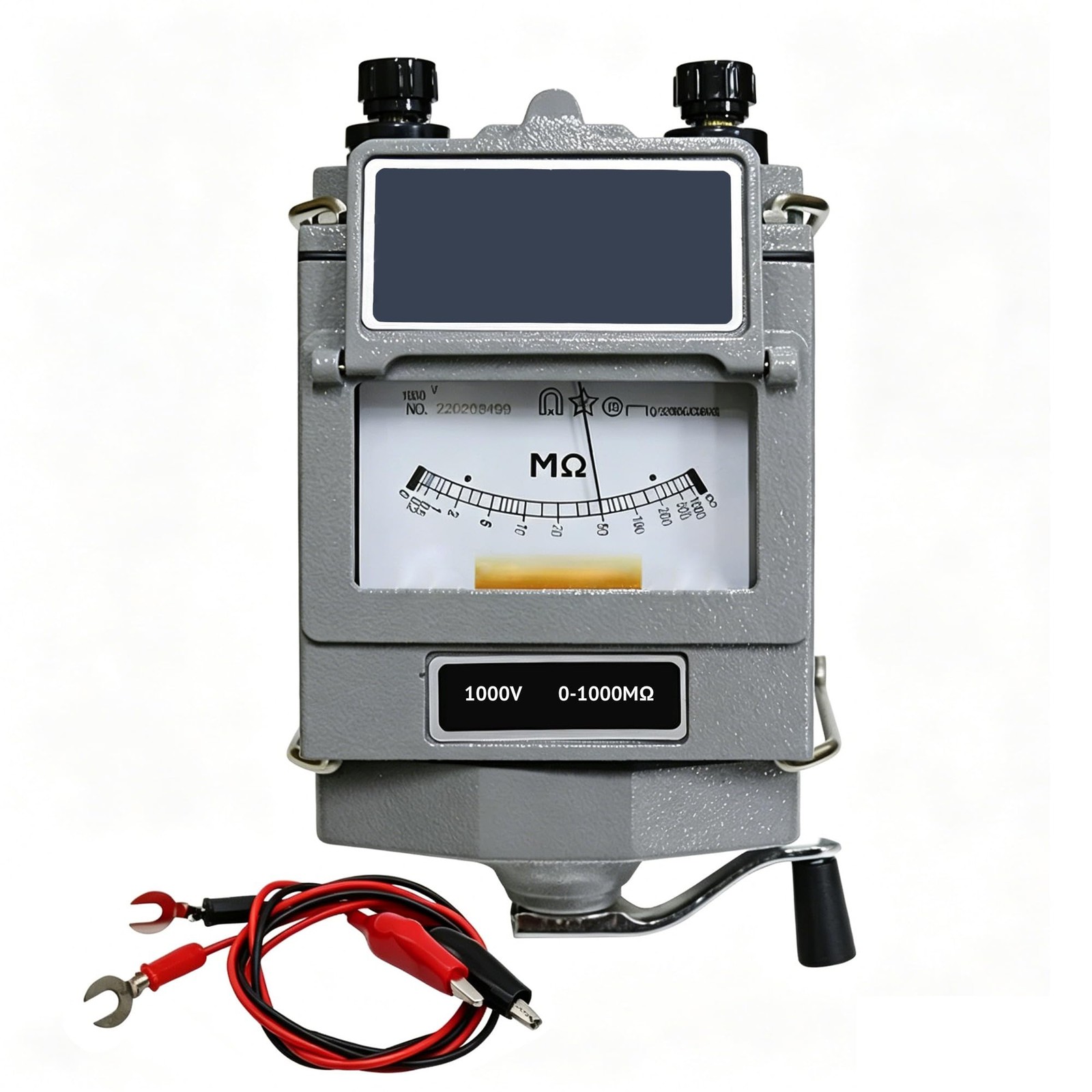 Megohmmeter 1000V Insulation Resistance Tester 1000MΩ M Egger Hand Crank