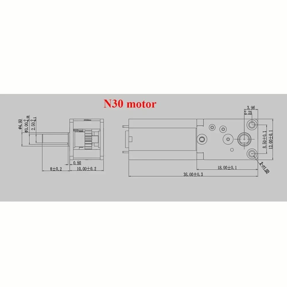 Micro 050 N30 N20 Worm Gear Motor DC3V-12V 6V 9V 4-762Rpm Slow Speed All Metal G
