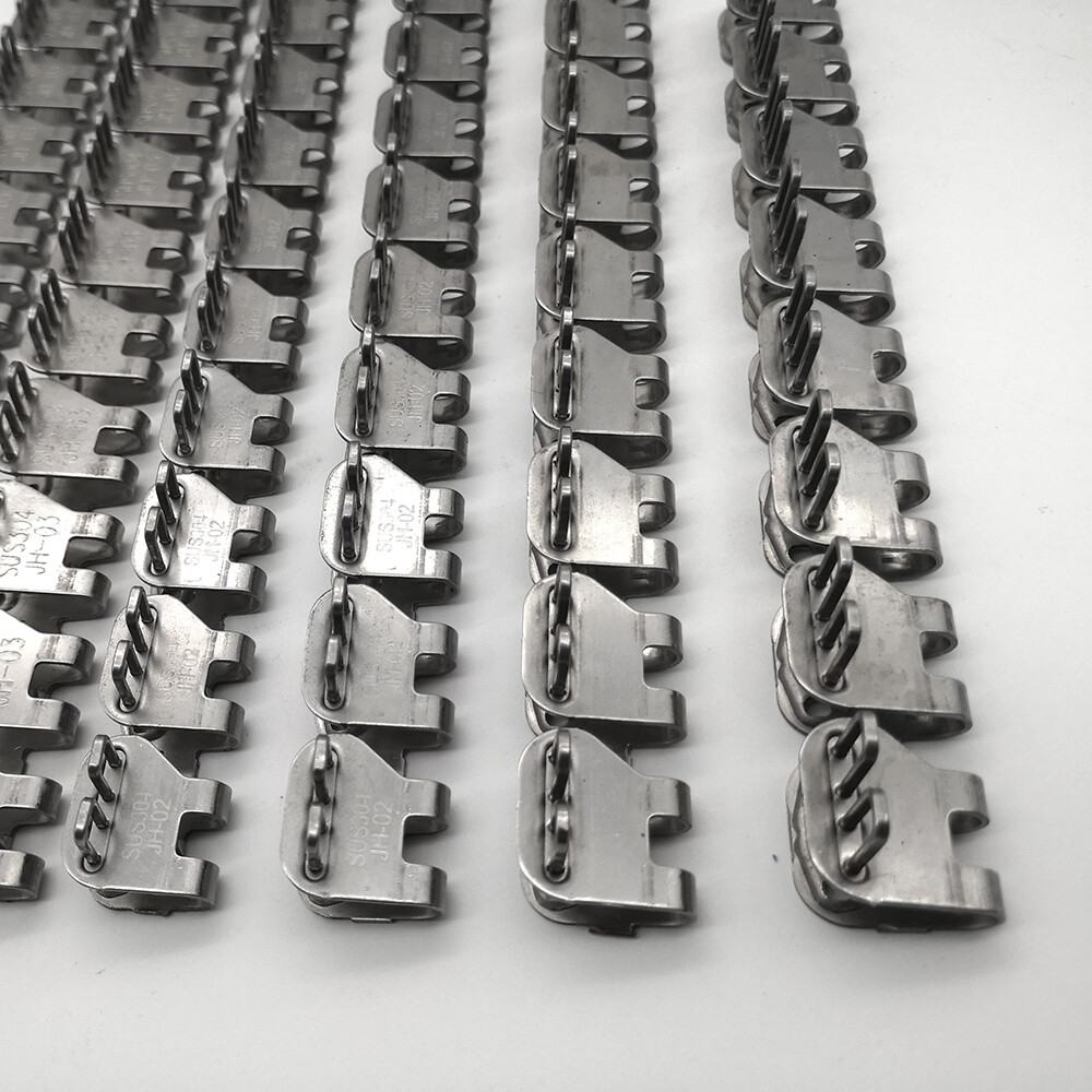 4 Pcs 24″ Factory Price For 3-5mm Belts Rivet Hinged Conveyor Belt Fasteners