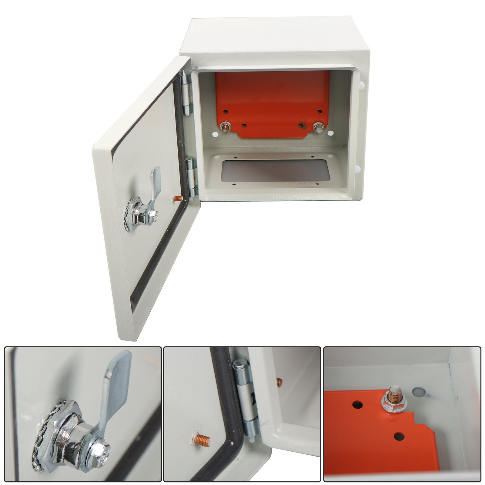 Waterproof Steel Electrical Box 8x8x6″ NEMA 4X Rated, IP65 Outdoor Junction Box