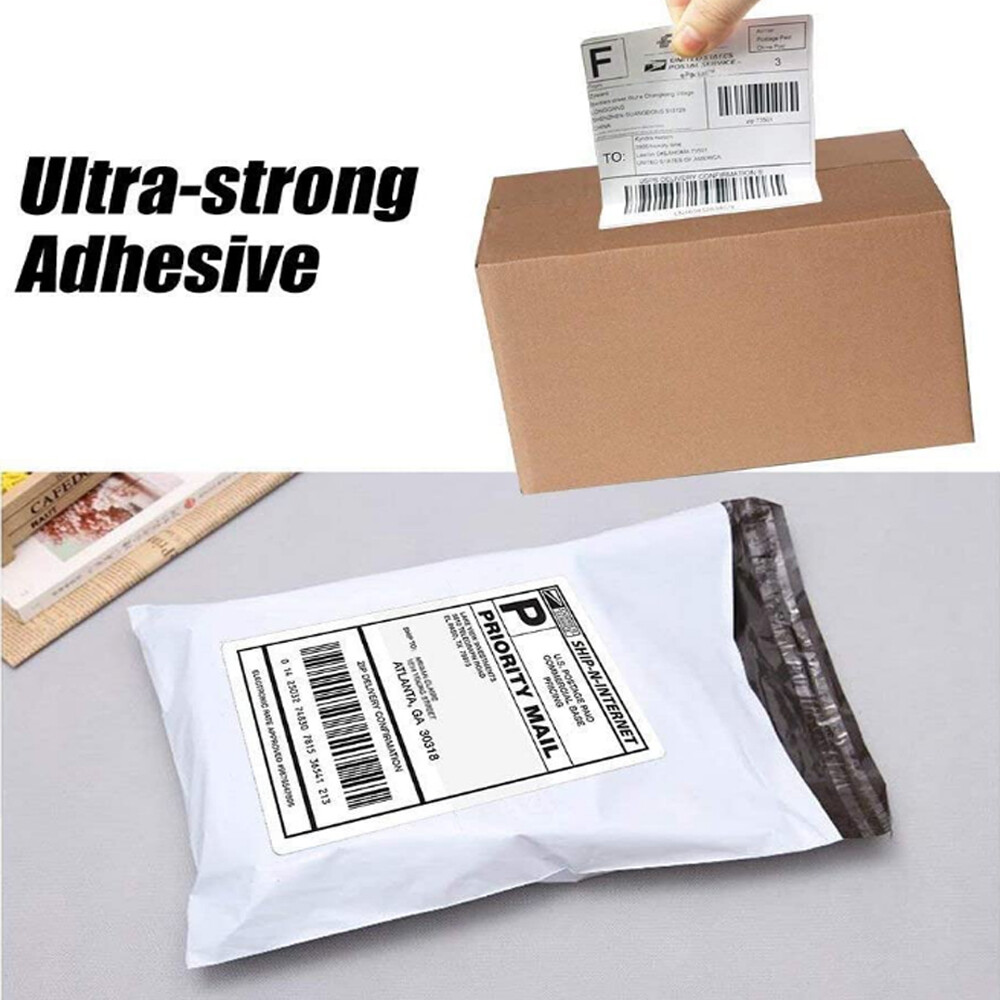 1000 4×6 Fanfold Thermal Labels Direct Shipping Label for Zebra Rollo Printers