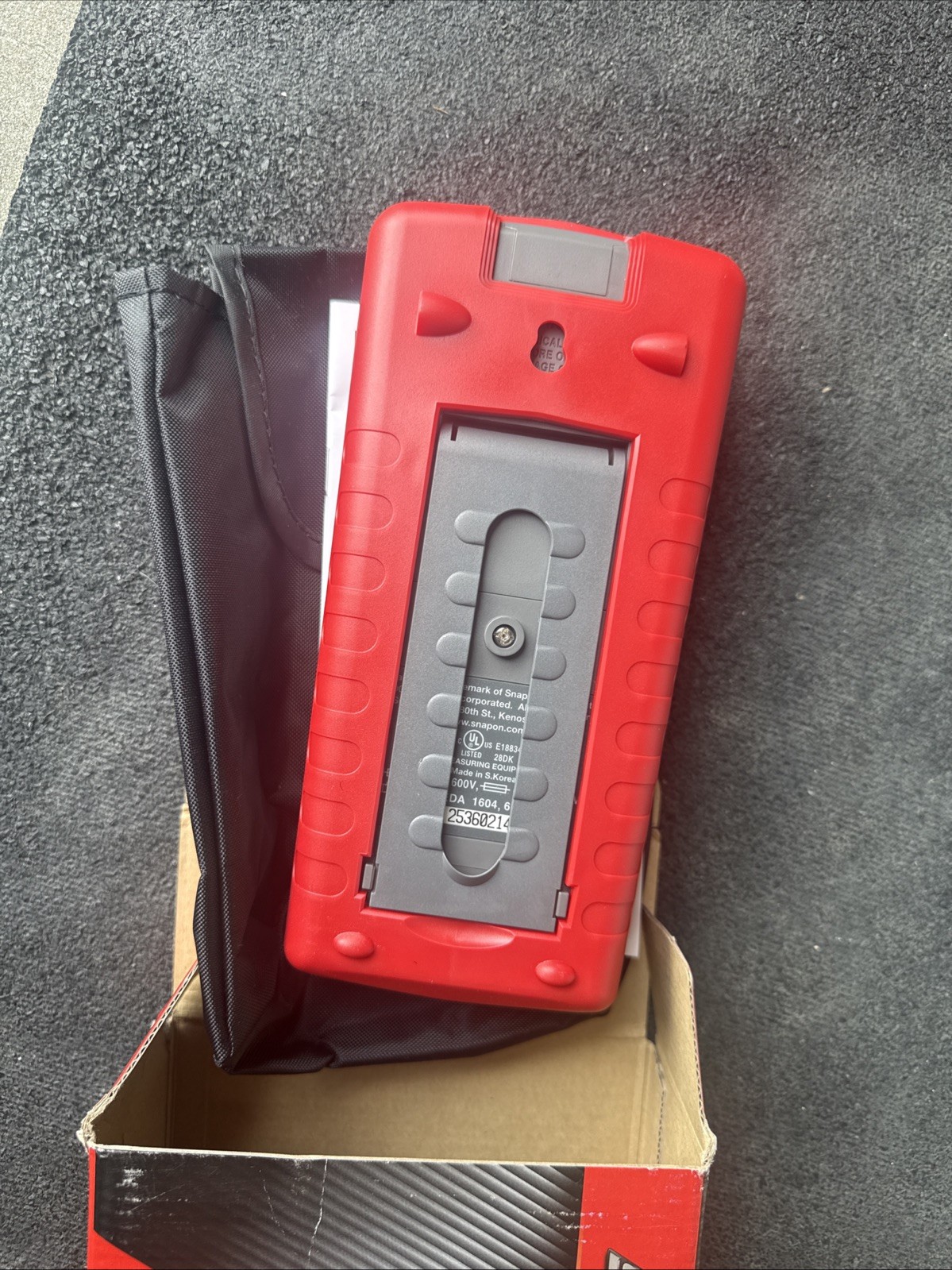 For Snap-on Tools EEDM503D Digital Multimeter CAT III 600V Manual Ranging Test