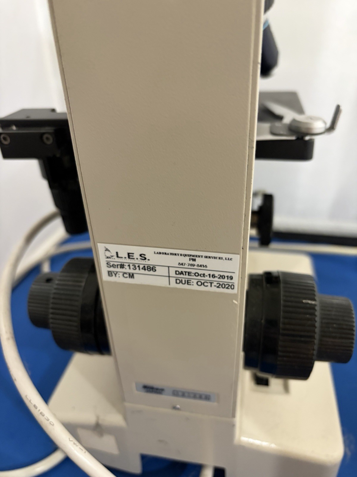 Nikon Alphaphot YS Binocular Microscope with 3 Objectives & Eyepieces