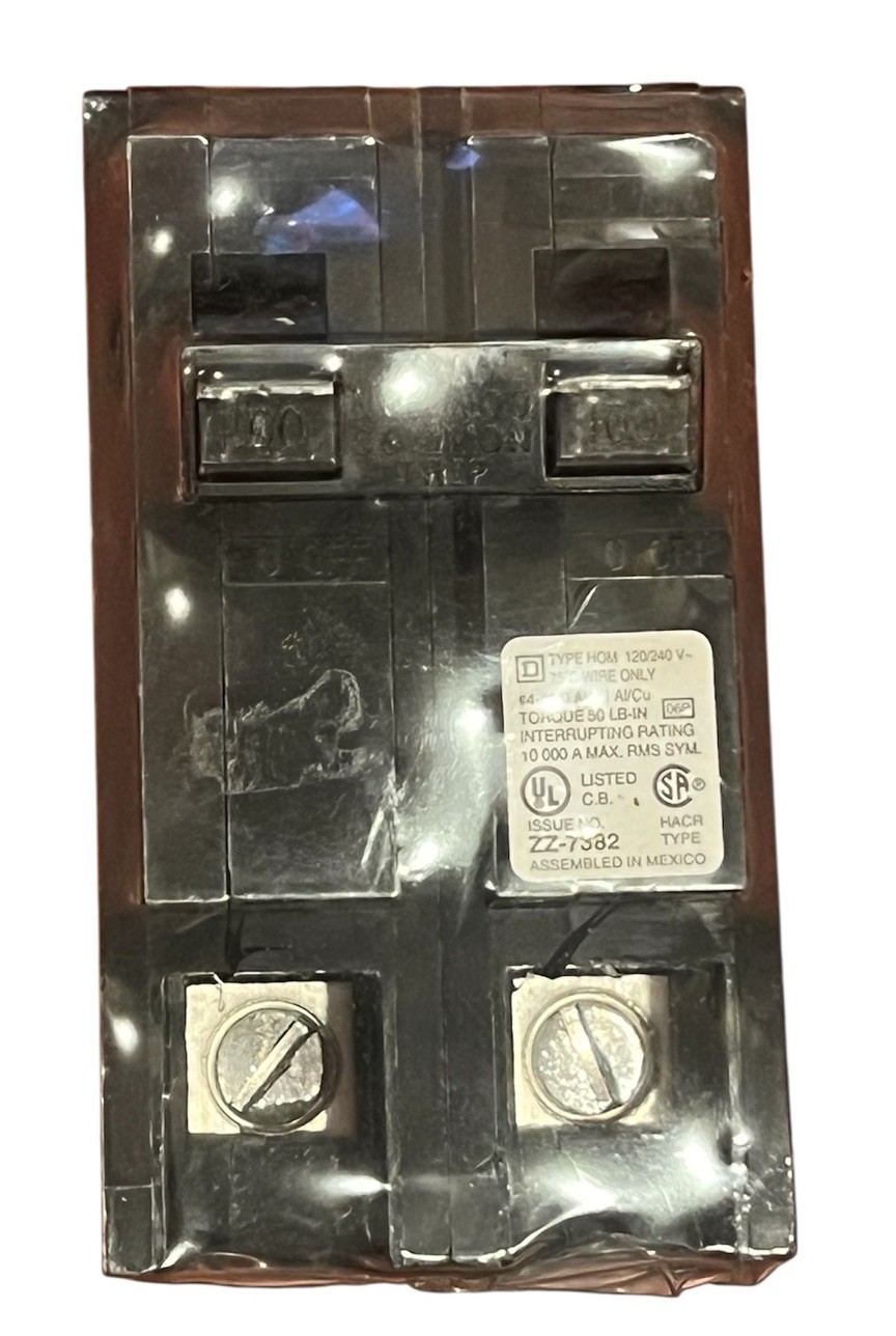 Square D HOM2100 Homeline 100 Amp 2 Pole Circuit Breaker 120/240V Type HOM