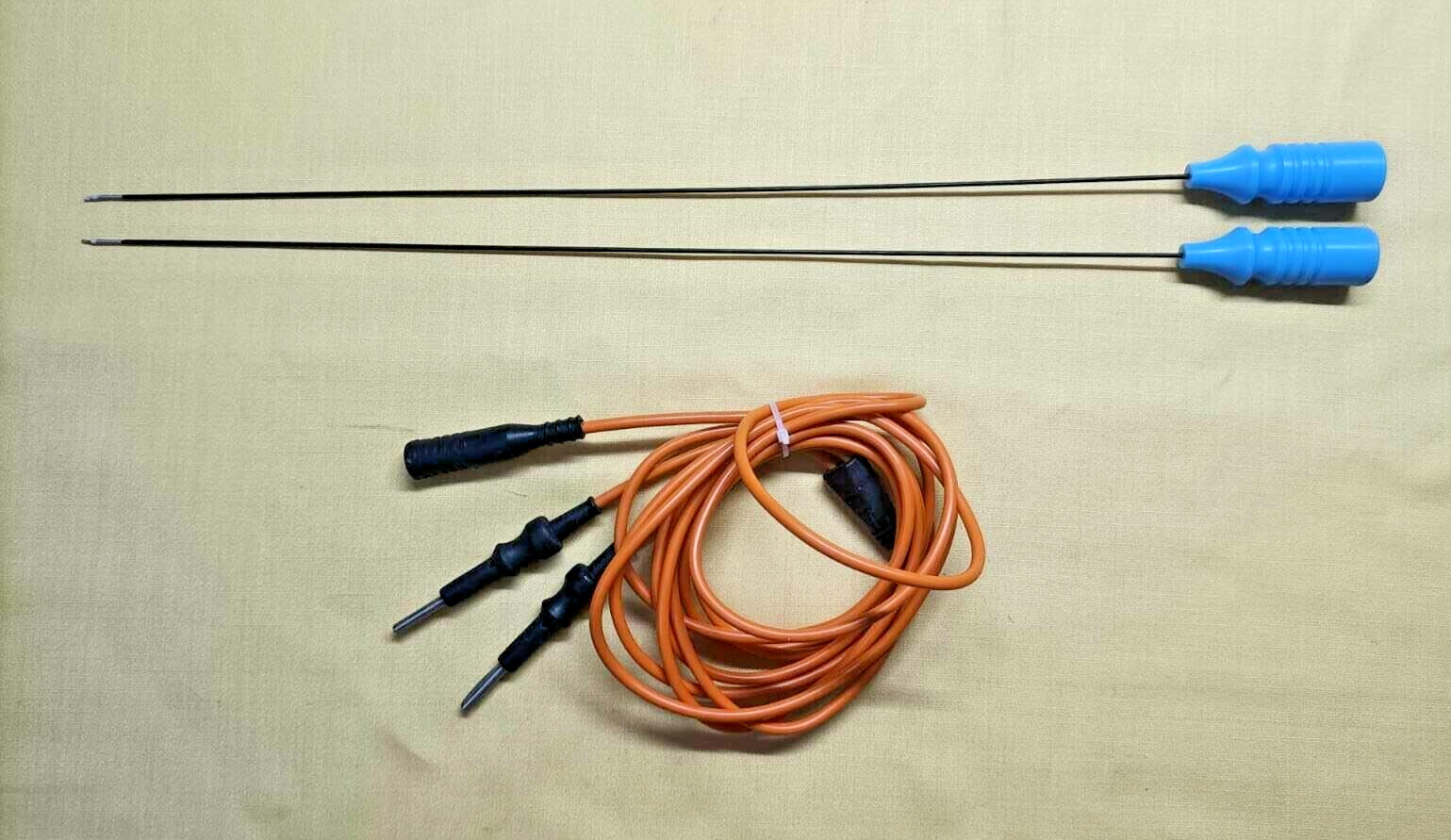 2pc Laparoscopic Hysteroscopy Bipolar Spatula 5FR 40cm Surgical Instruments