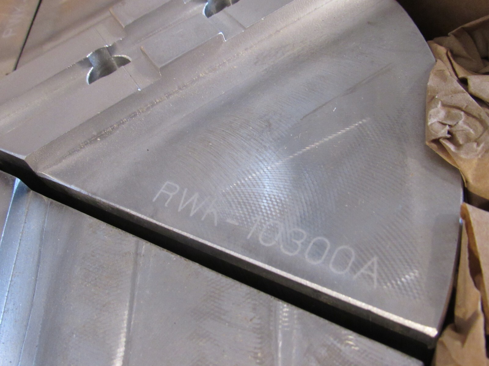 METRIC TONGUE & GROOVE 10″ x 3″ ALUMINUM PIE JAWS KNCS ROTA CHUCK SCHUNK
