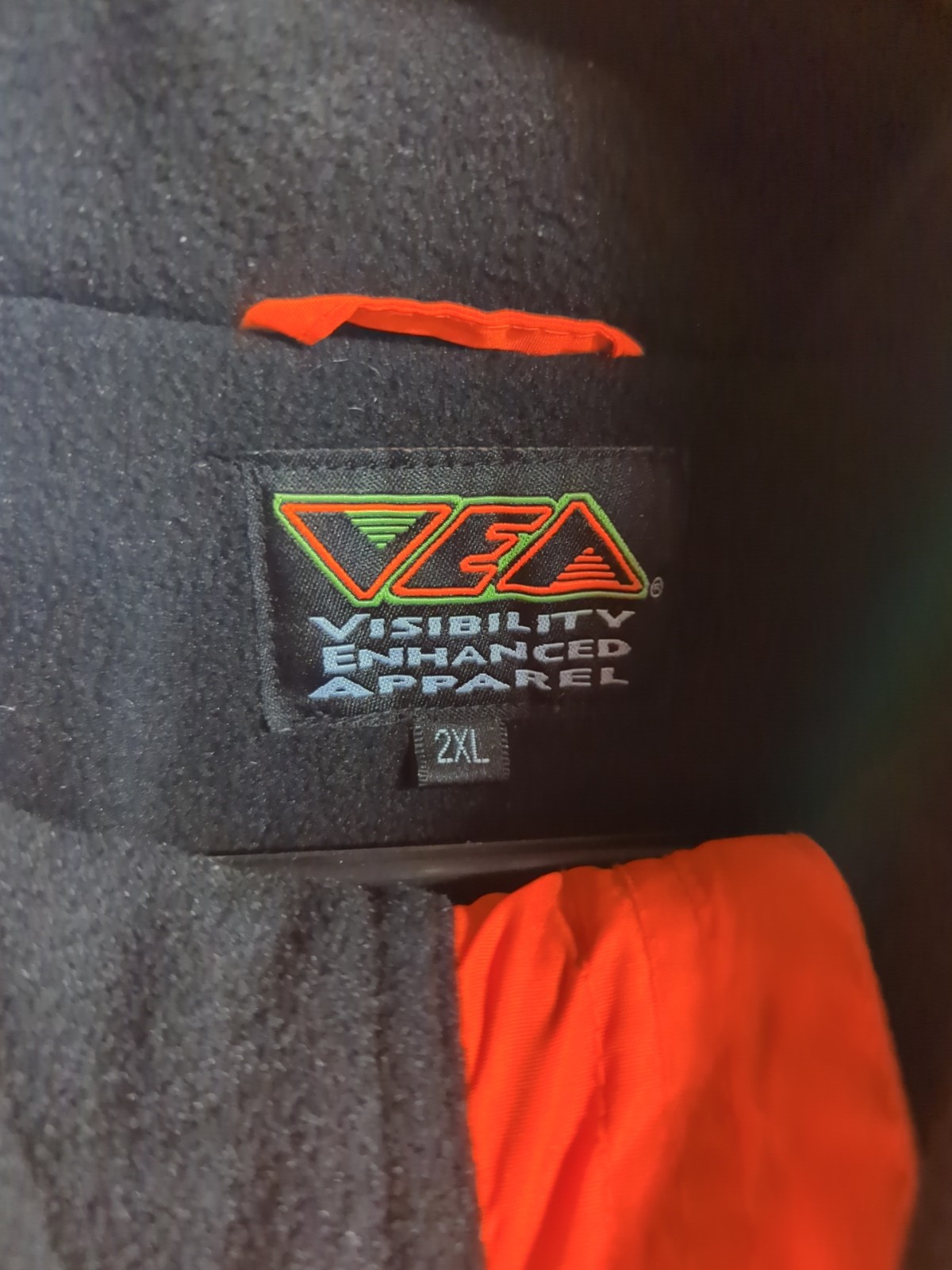 VEA 3M Scotchlite Hi Visibility Reflective Orange All Weather Jacket