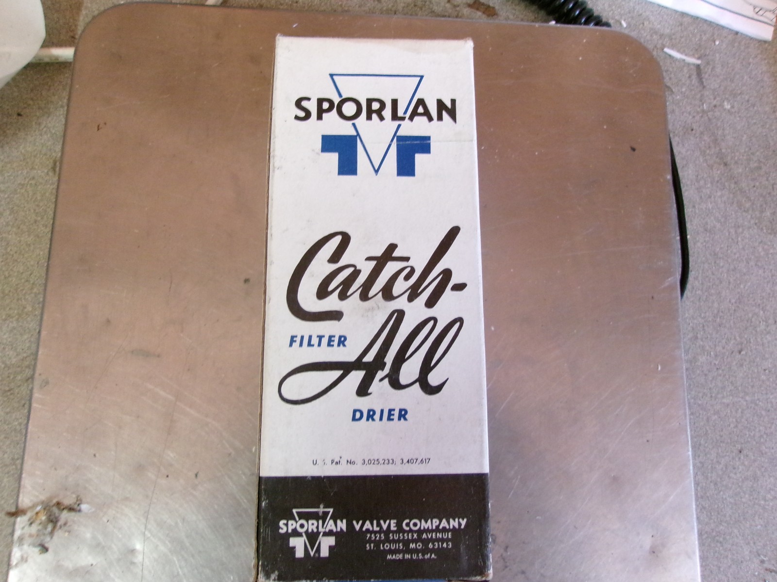 SPORLAN CATCH-ALL~TYPE C-083 FILTER DRIER 3/8″ Flare~9 Cu.In. Desiccant~NIB