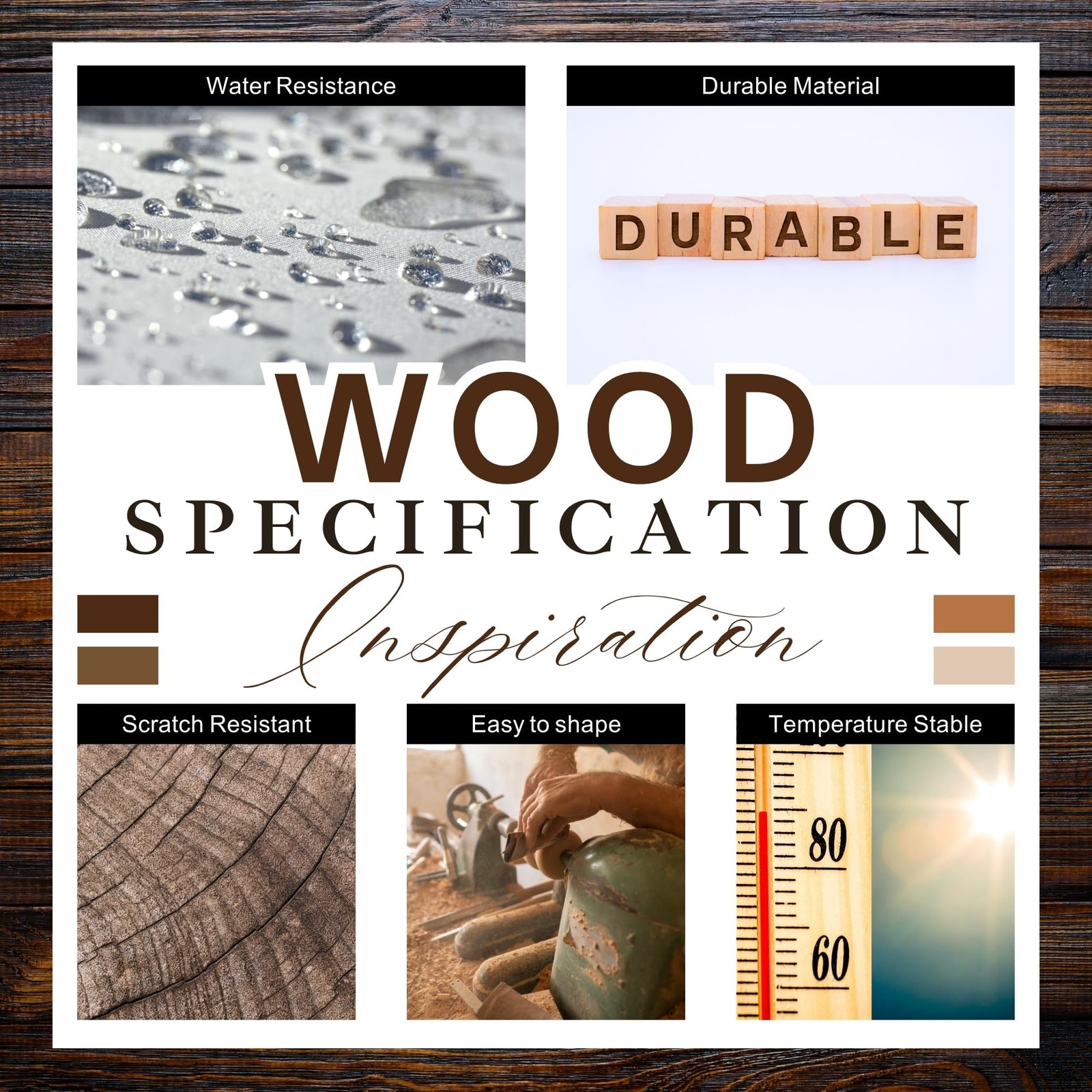IECAP LLC Desert Ironwood Blank Scales 10 x 5 x 1 In – Exotic hardwood Block …