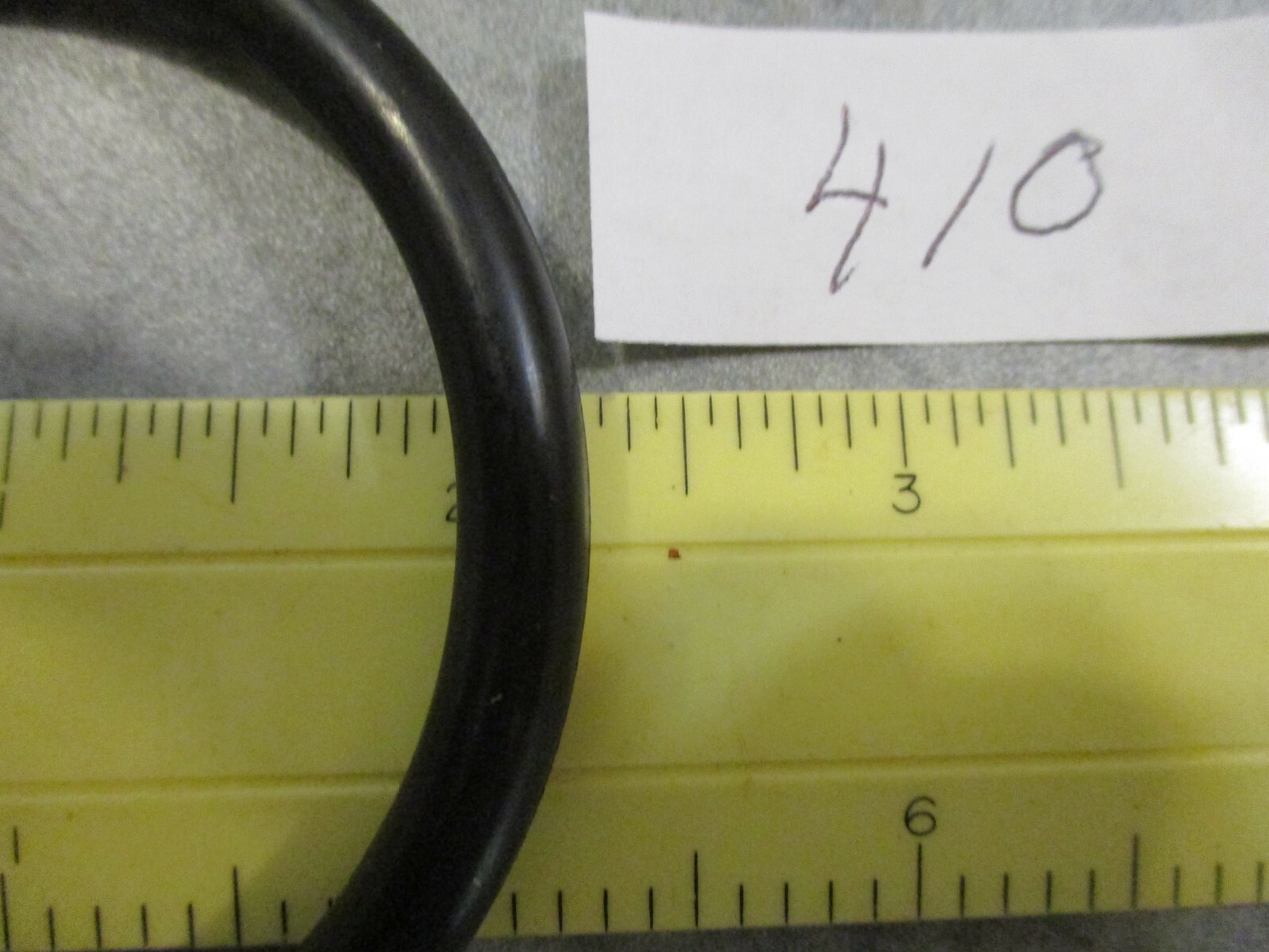 410 O-ring 2-5/8″ ID x 3-1/8″ OD x 1/4″ thick. Buna-70. Quan 1.