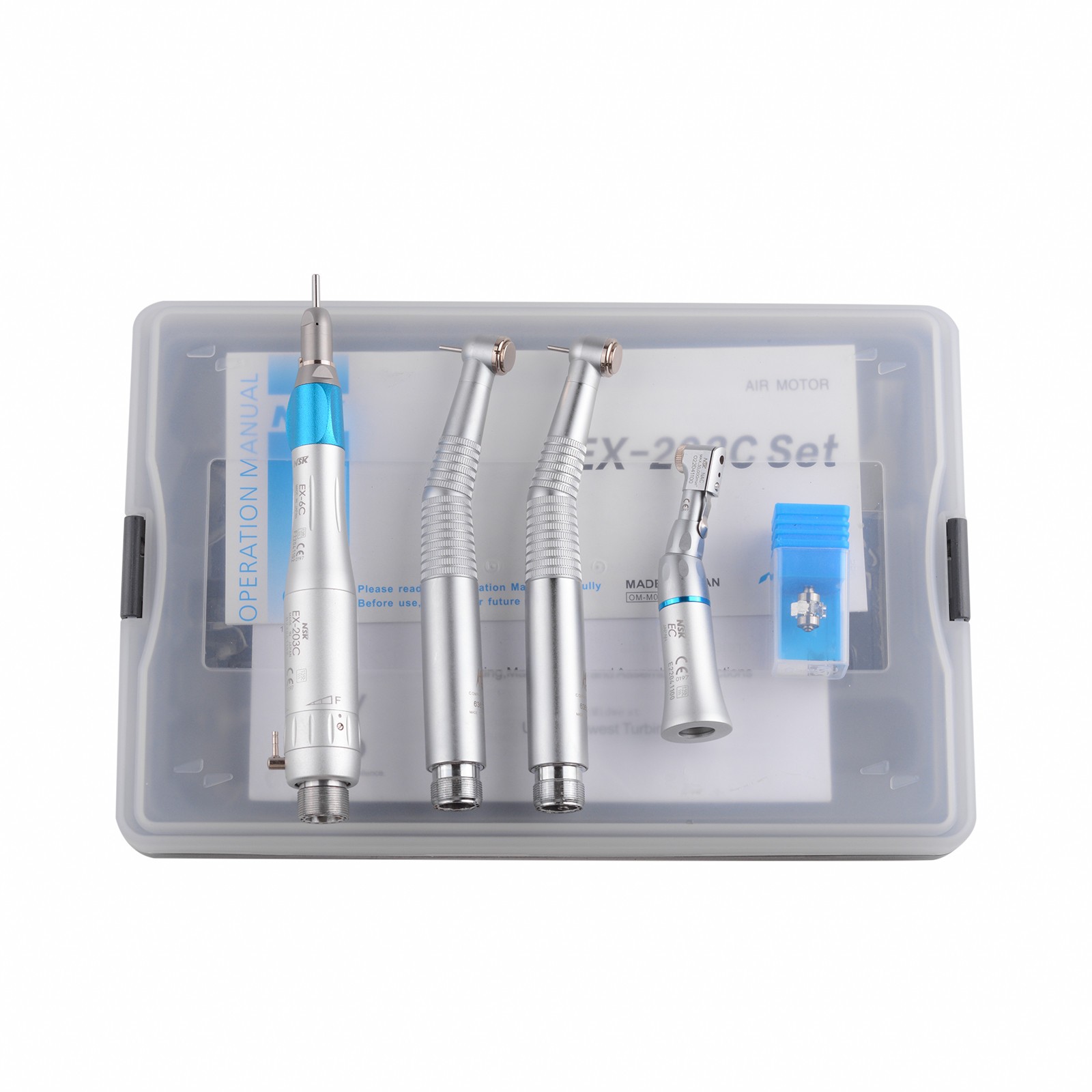 2 Kavo LED High Speed Handpieces + 1 NSK Low Speed Handpiece Kit 2 Hole US STOCK