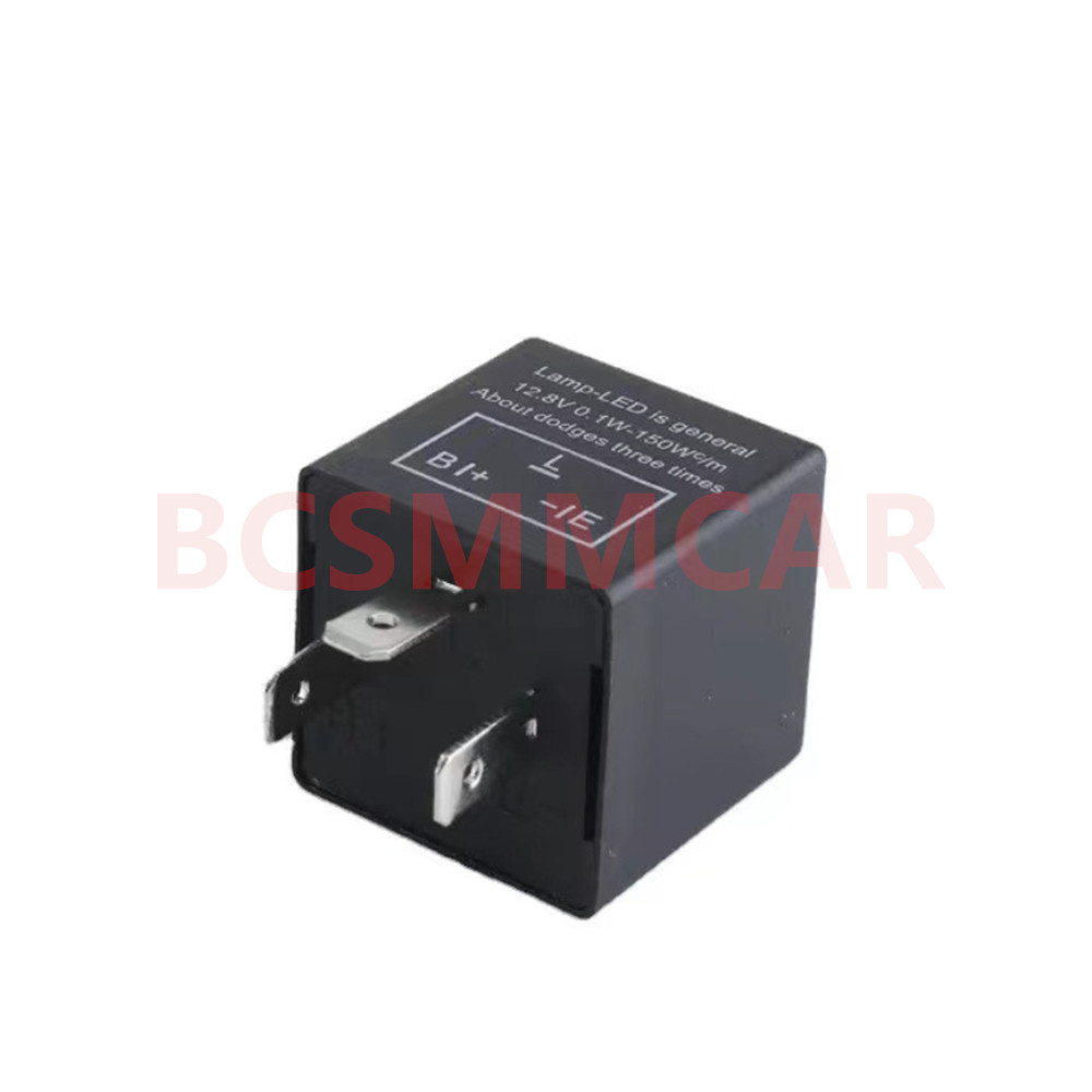 Adjustable Power LED Flasher Relay Turn Signal Blinker Light for Car 3 Pin 12V