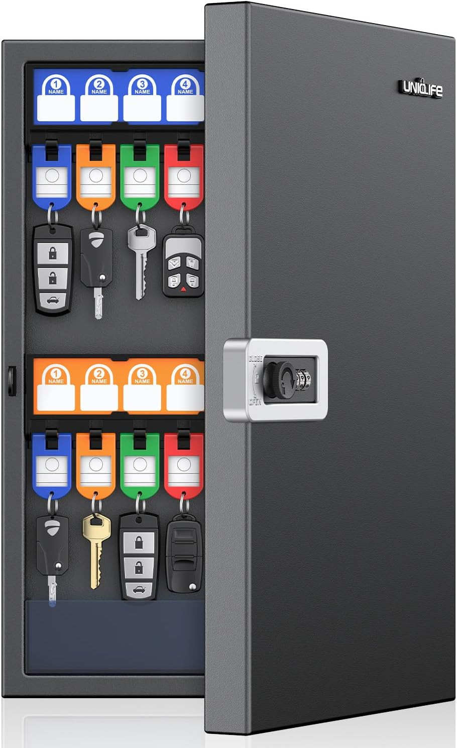32 Keys Key Lock Box, Wall Mount Key Box, Key Cabinet, Car Key Organizer with Wr