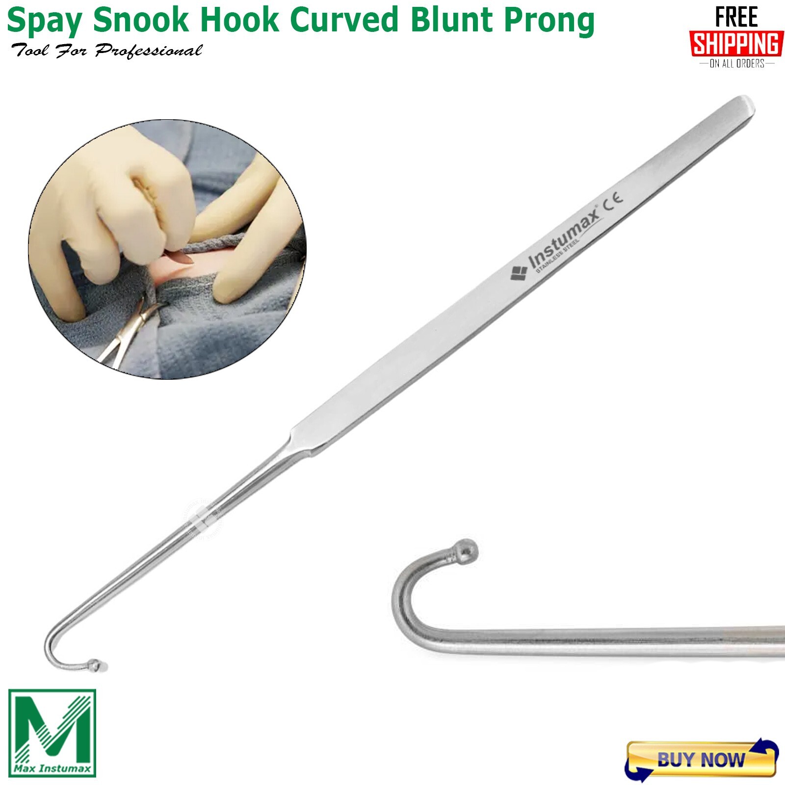 Veterinary Feline Spay General Surgery Instruments Kit Bitch Cat Neutring Set CE