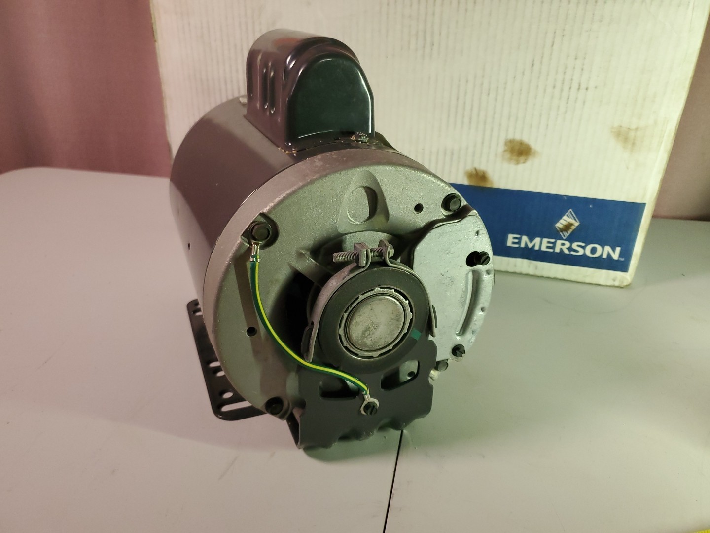 NEW EMERSON 1-1/2 HP ELECTRIC AC MOTOR 115/230V 3450 RPM 5/8″x2″ Keyed Shaft