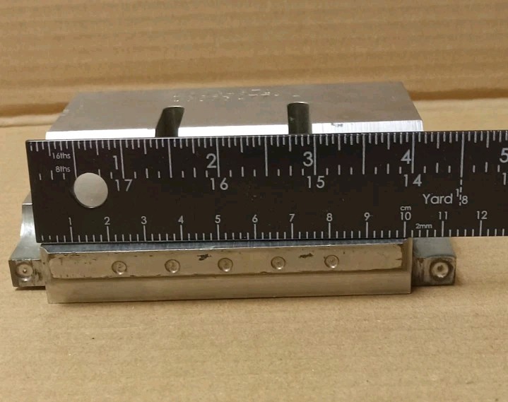 Stepped Rectangular Ultrasonic Sonic Welder Horn Titanium 20Hz Branson