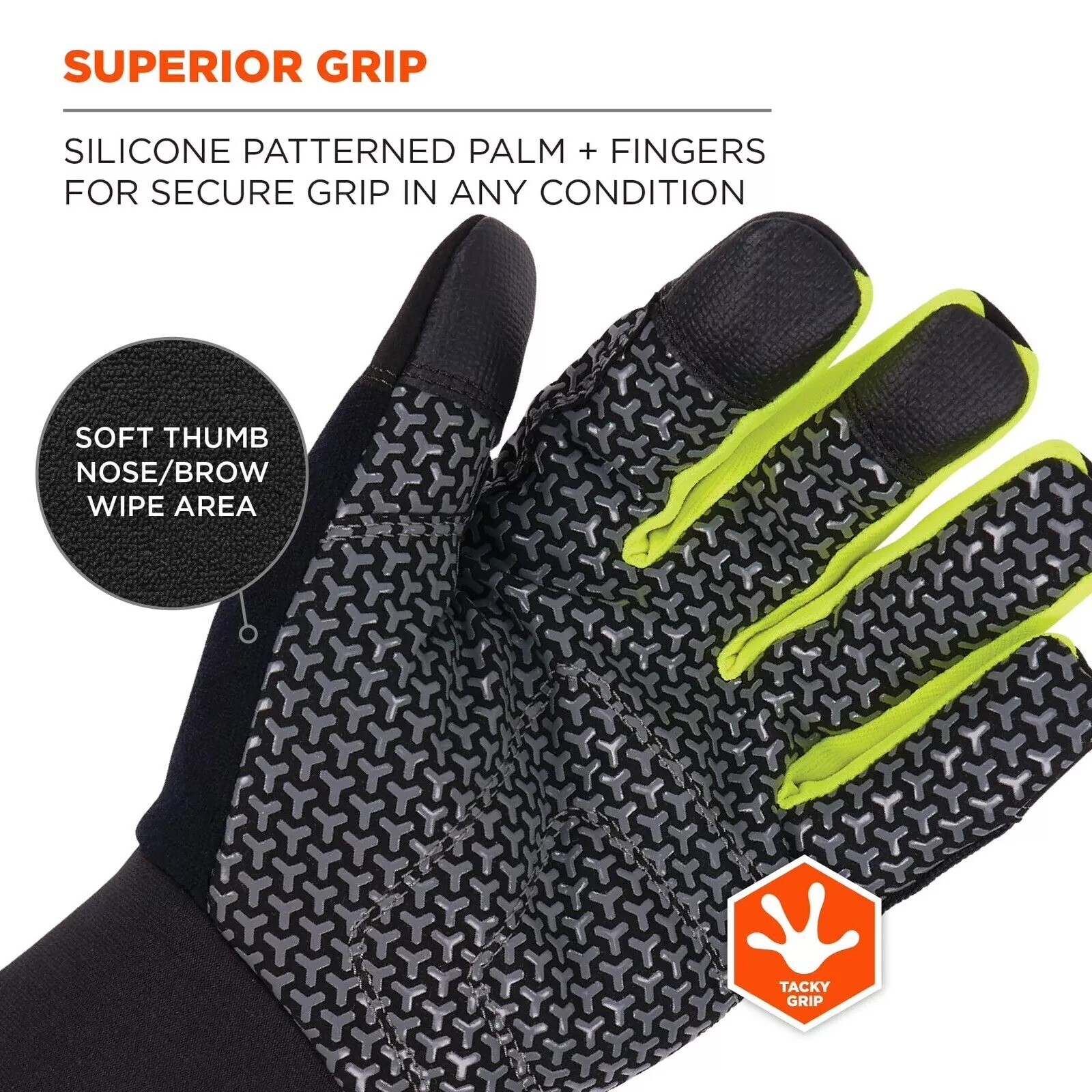 ProFlex 850 Insulated Freezer Touchscreen Work Glove – Small, Large, 2XL