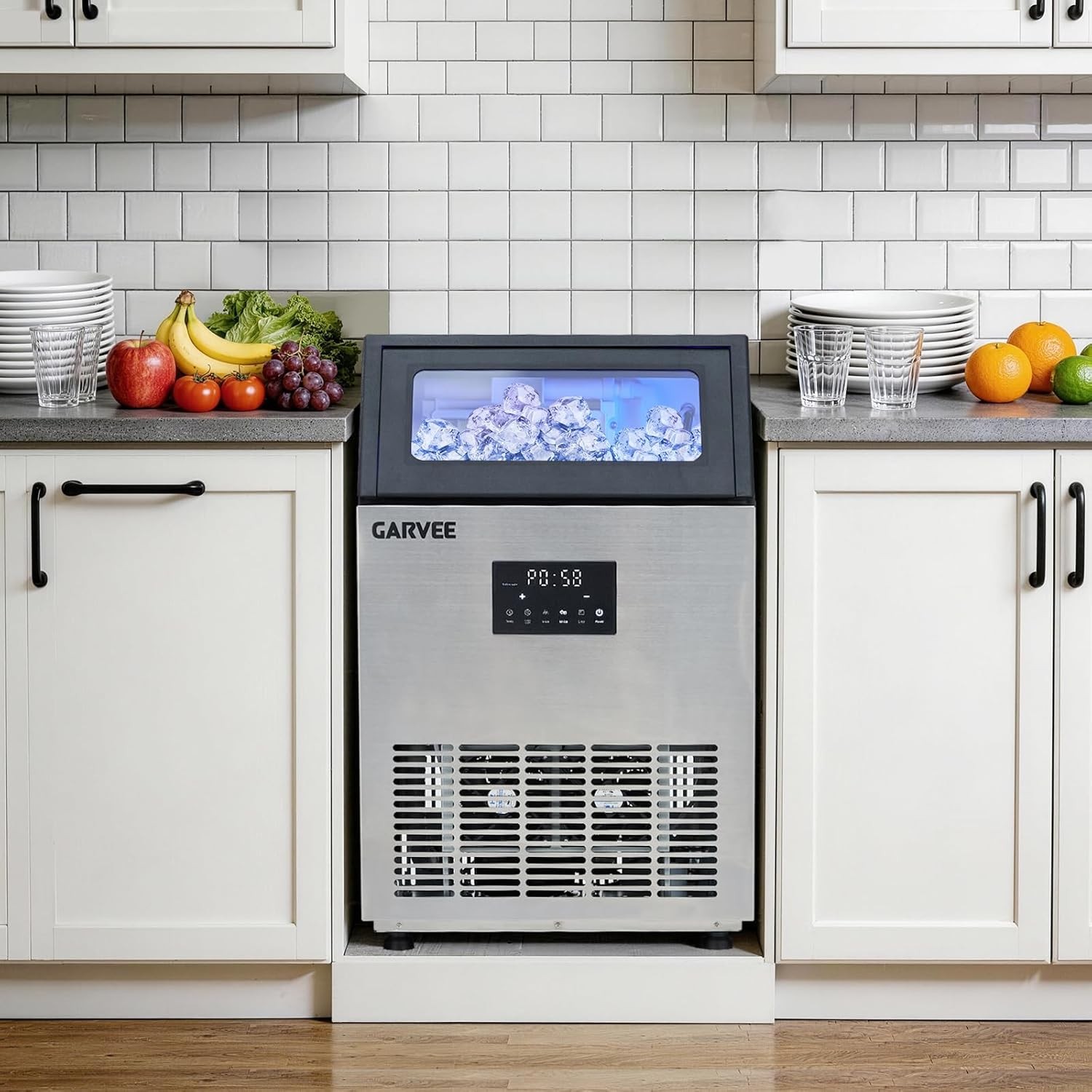 ✅Commercial Ice Maker Machine, 150 LBS/Day, Under Counter Ice Machine with 40 L