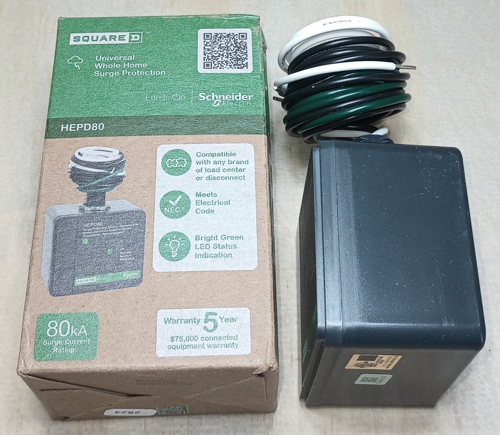 Square D by Schneider HEPD80 Surge Protection Device
