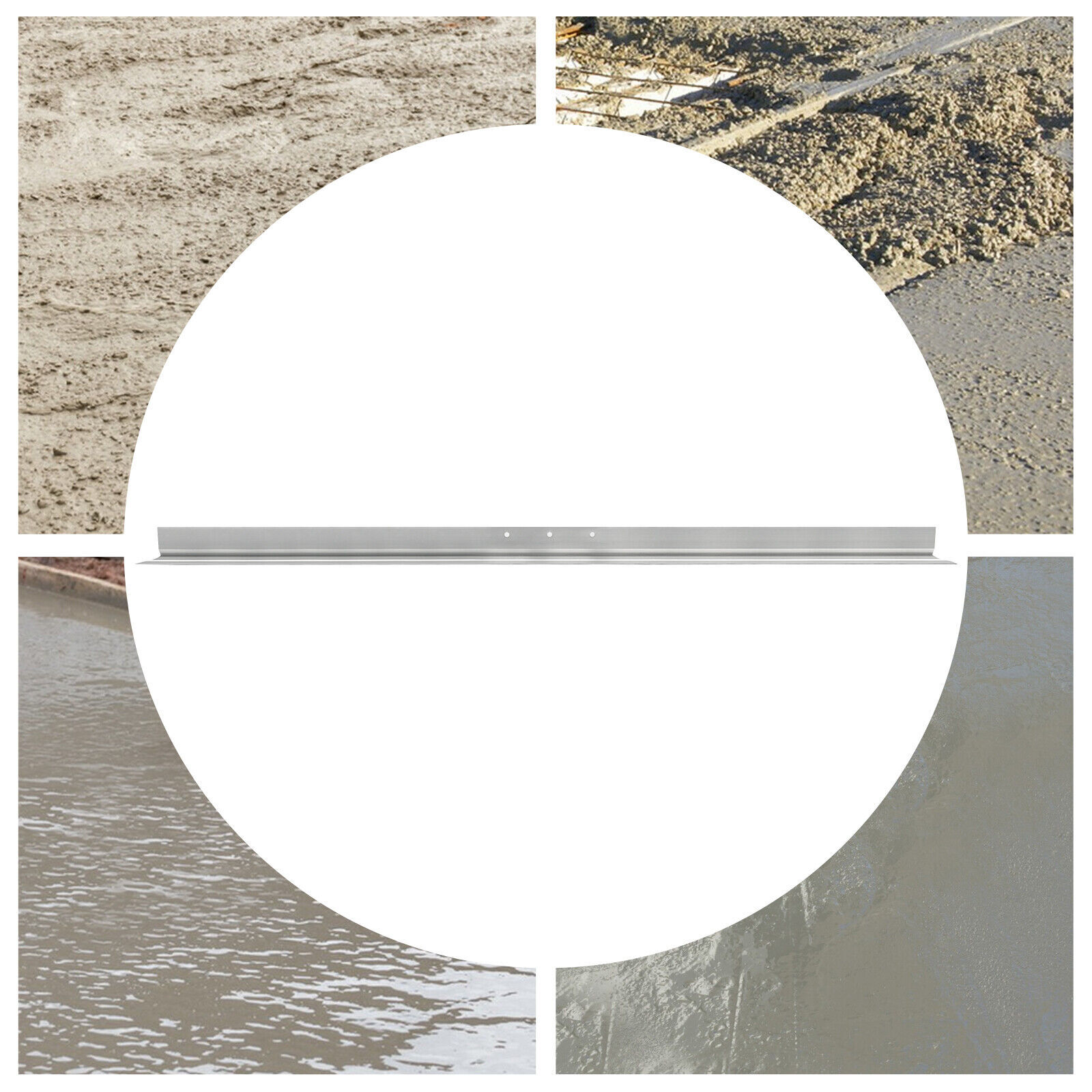 6.5 feet Screed Blade Board for Concrete Vibrators Surface Power Trowel Durable