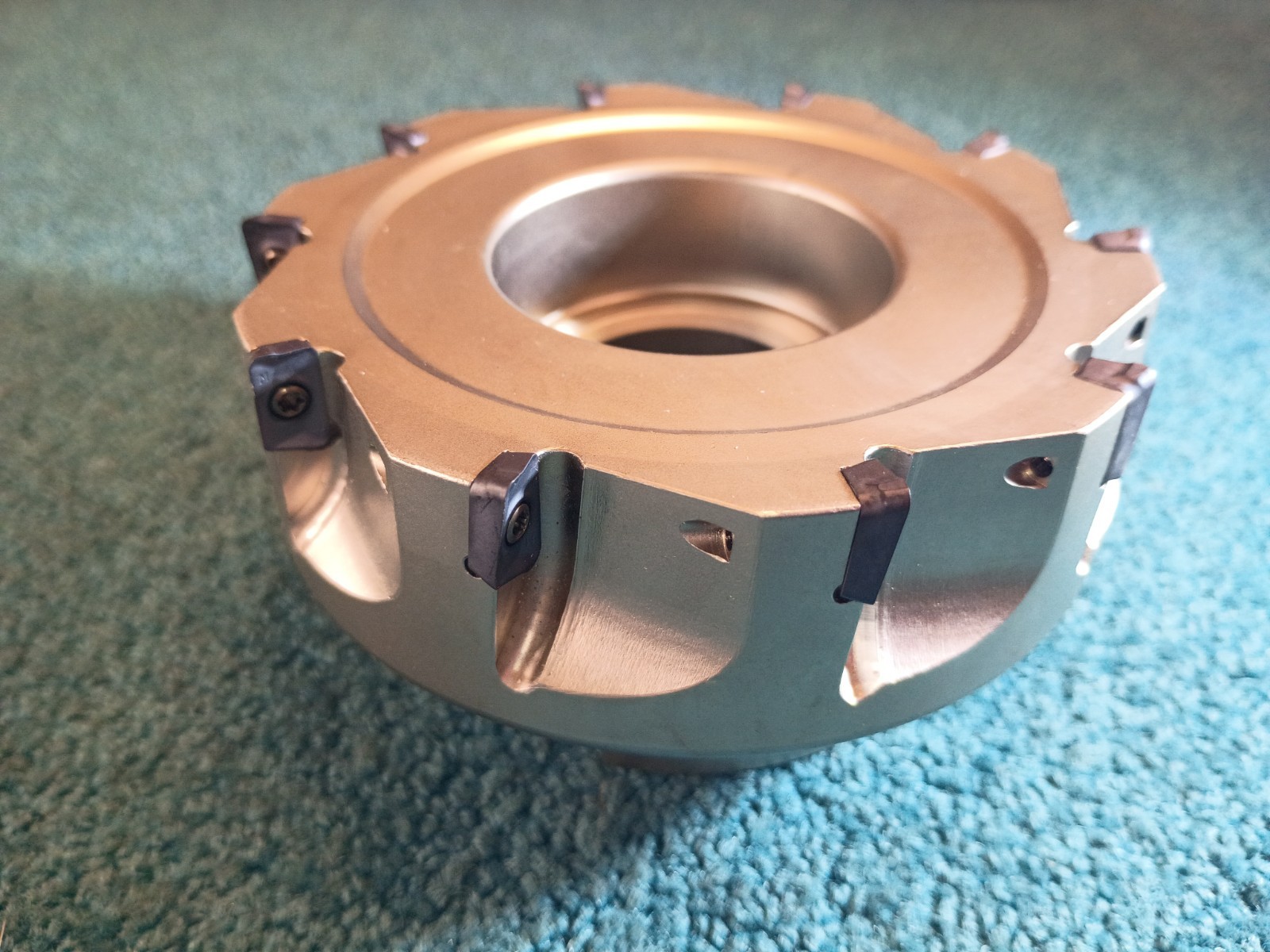 Nexus Tool 4″ Indexable Face Mill 2643236, 90° 1-1/4″ SHK FM11-4.00-1.25-10