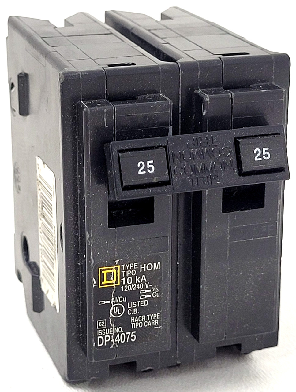 HOM225 Square D 25 Amp 240 Volt Circuit Breaker – Next Day Option – Flaw – New