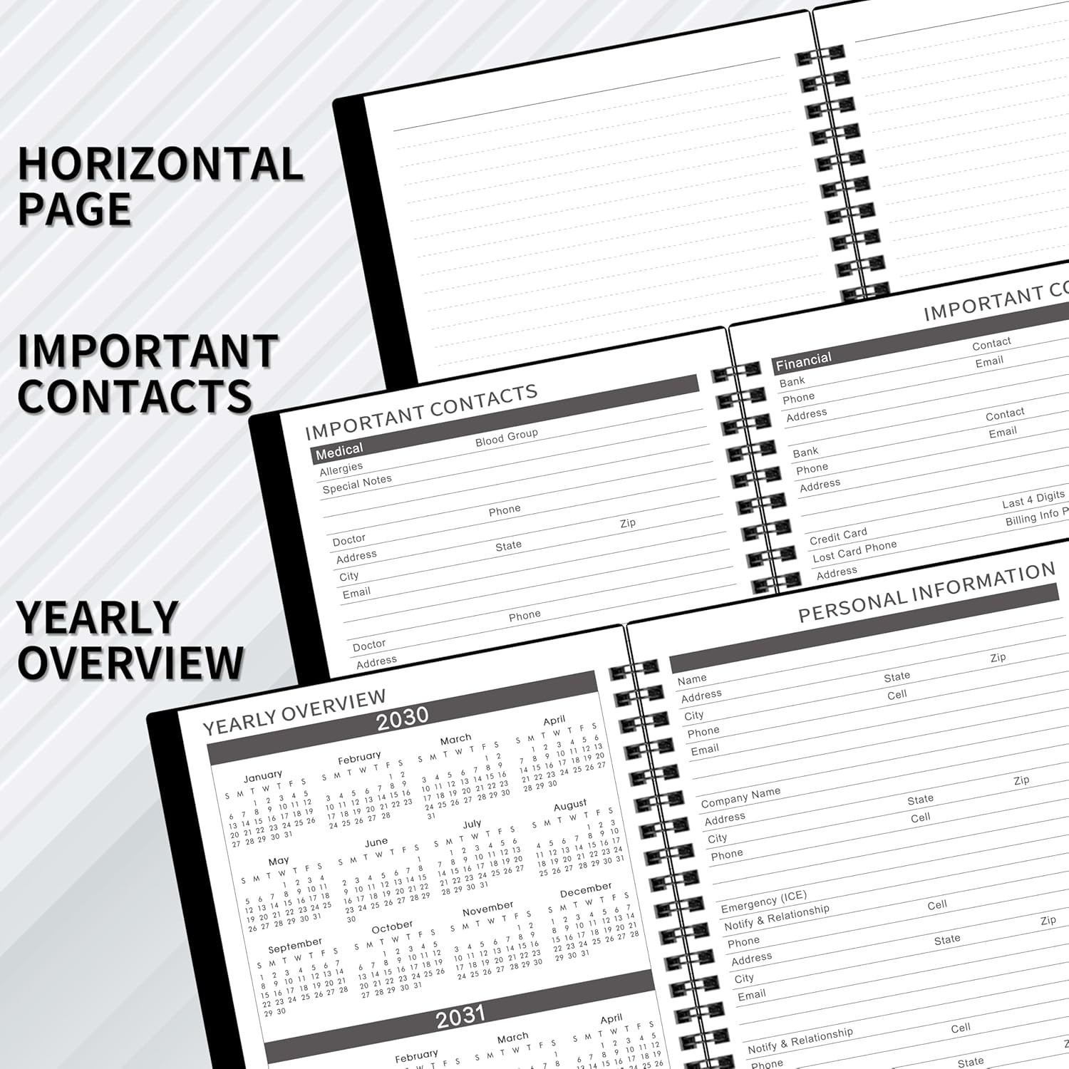2026-2030 Monthly Planner/Calendar – Jan. 2026 – Dec. 2030, Monthly Planner, …