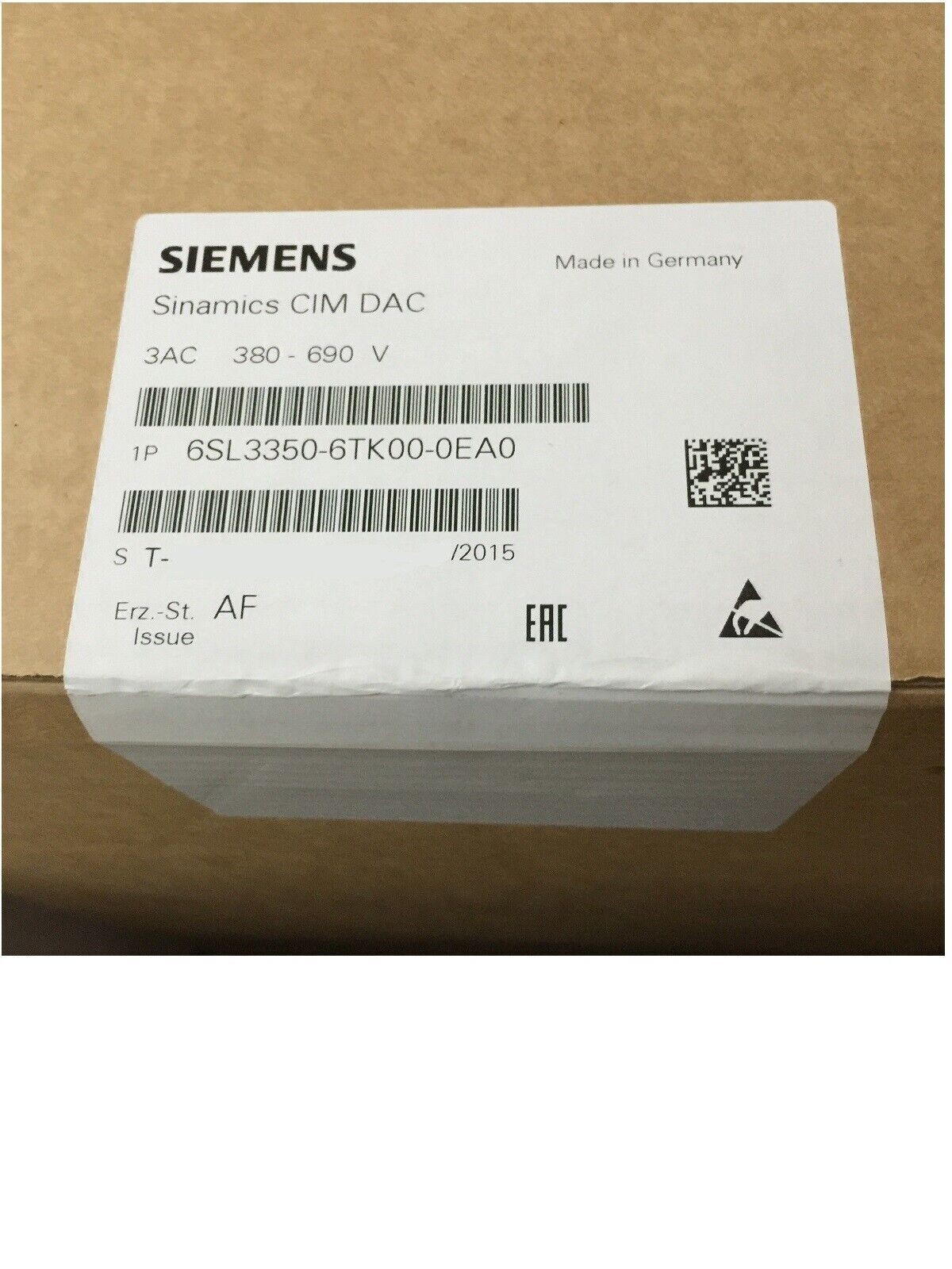 1PC high quality Siemens 6SL3350-6TK00-0EA0 6SL3 350-6TK00-0EA0 Fast delivery