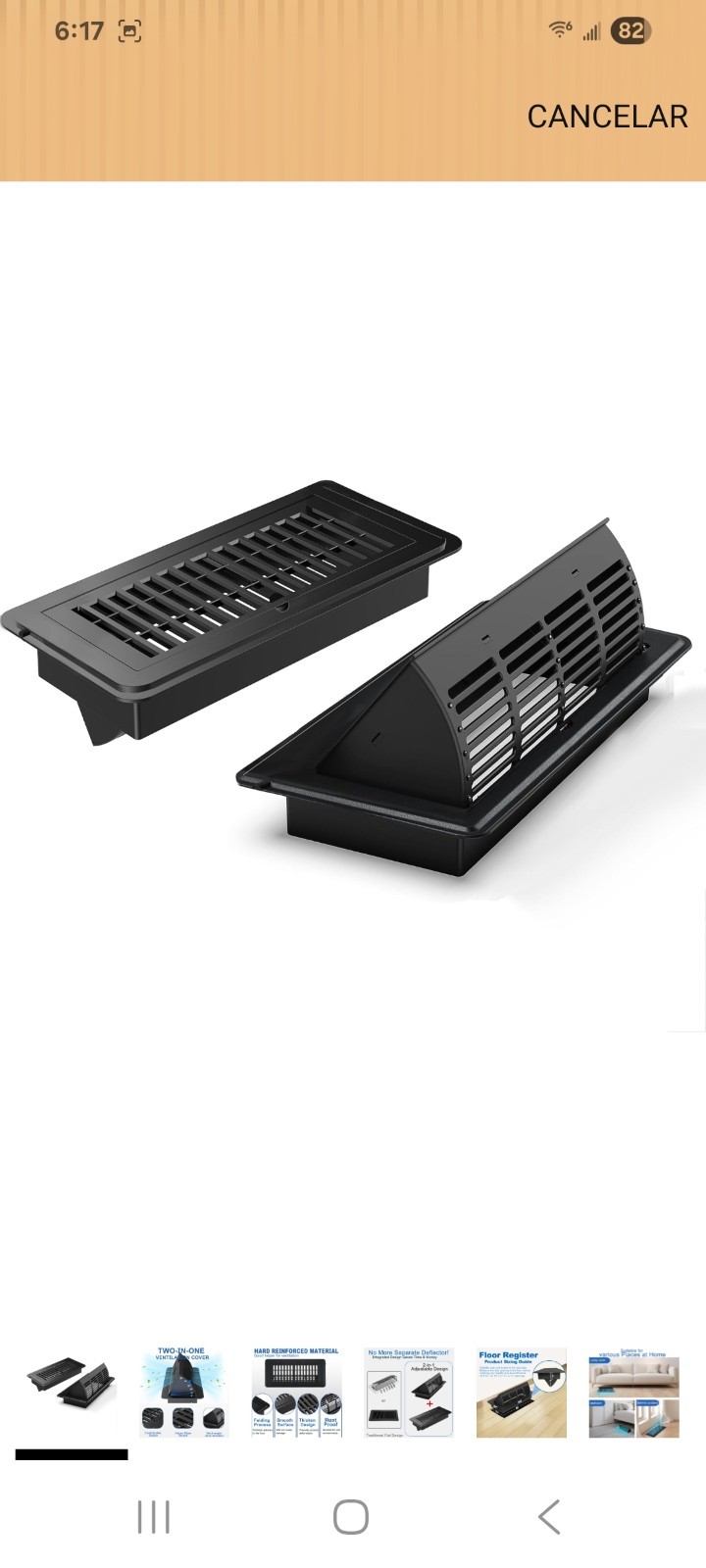2-in-1 Vent Deflector & Floor Vent Cover, 2 Pack | Tool-Free Installation, Ad…