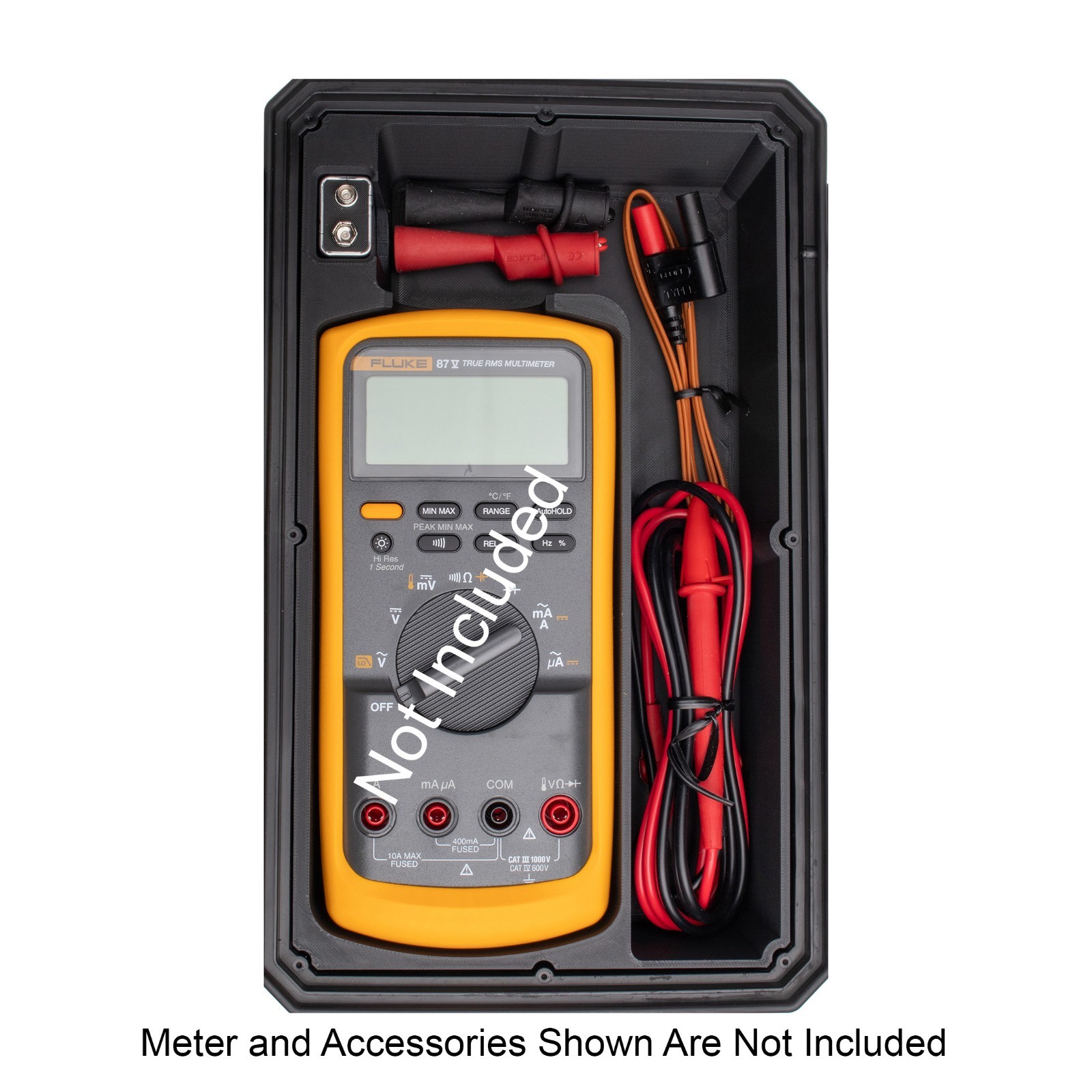 Fluke 83V 87V 88V Digital True RMS Handheld Multimeter Custom Storage Hard Case