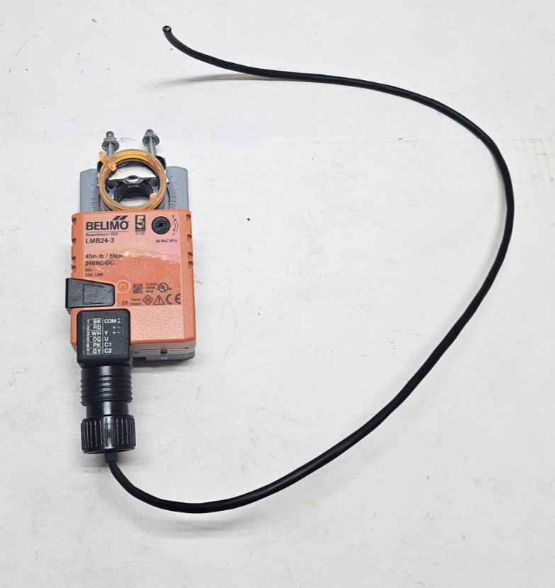 Belimo LMB24-3 Damper Pneumatics Actuator 45 In-lb 24V