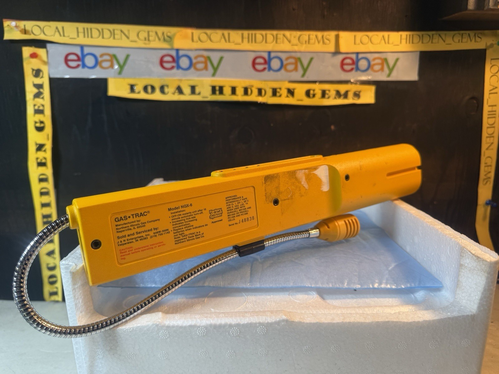 GAS TRAC NGX-6 COMBUSTIBLE GAS DETECTOR