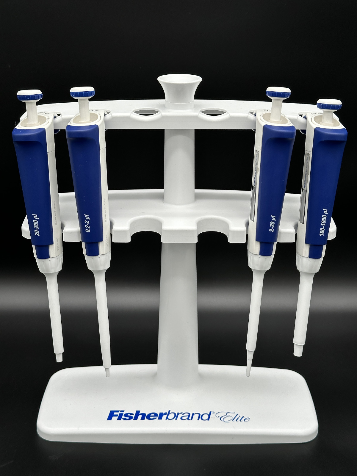 Fisherbrand 14-388-100 Elite Pipette Kit 0.2-2µL, 2-20µL, 20-200µL, 100-1000µL