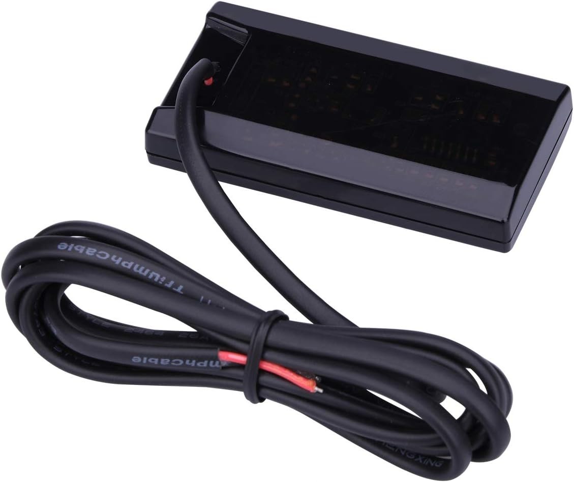Waterproof 8V-16V Car Digital Voltmeter – LED Display for Real-Time Monitoring