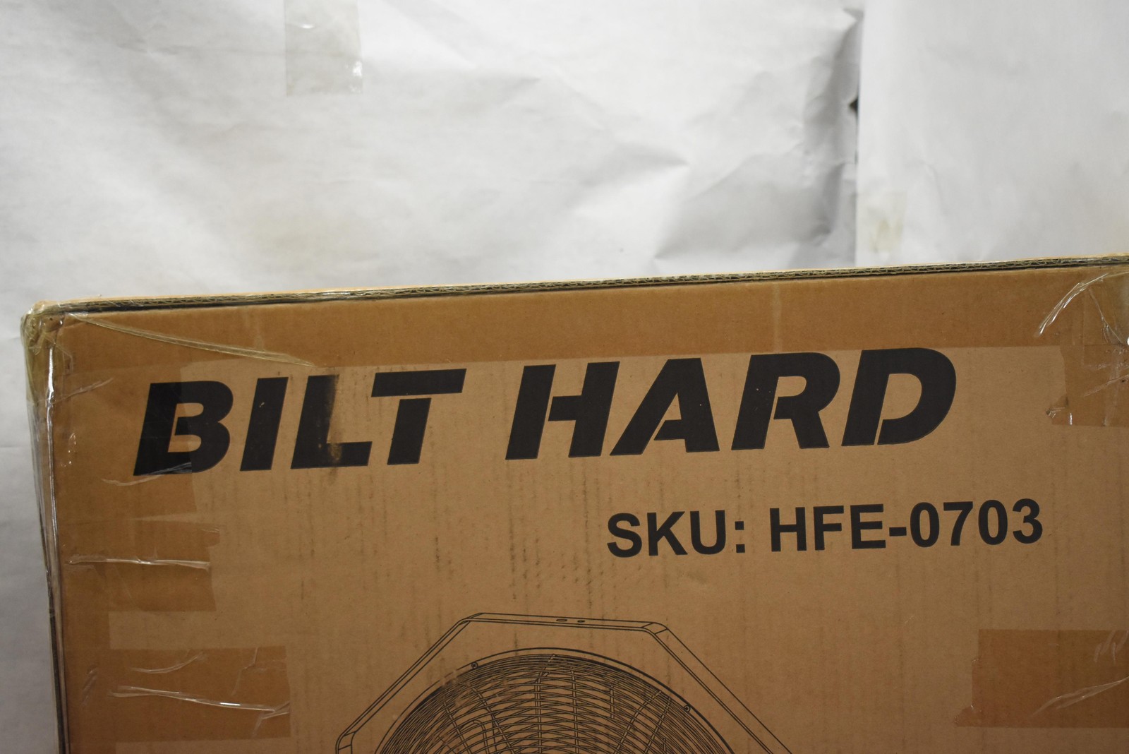 BILT HARD 20 in High Velocity Wall Fan Outdoor Rated 120V UL Listed HFE-0703