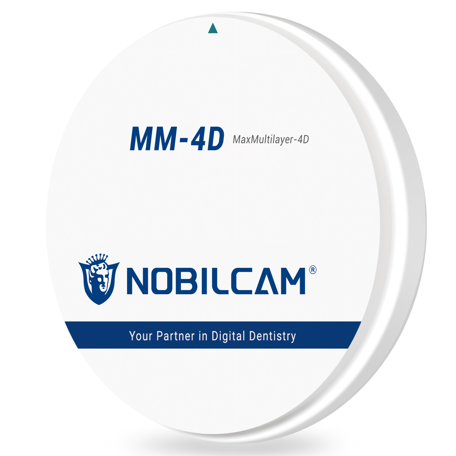 NOBILCAM MM-4D Zirconia Discs CAM/CAD Block, 98mm 1200Mpa Translucency 43-57%