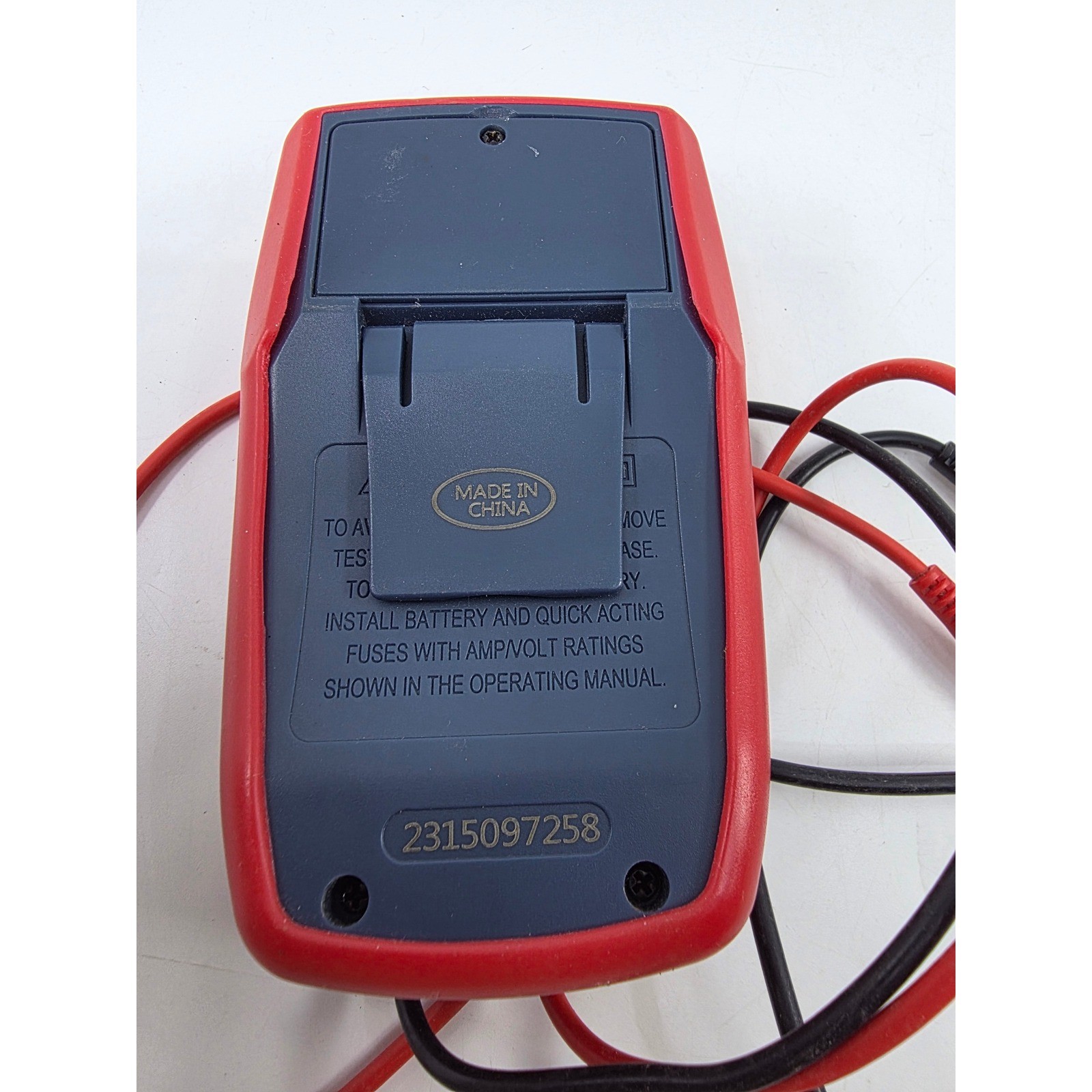 AstroAI AM33D Digital Multimeter Red Handheld Volt Meter AC/DC Voltage Tester