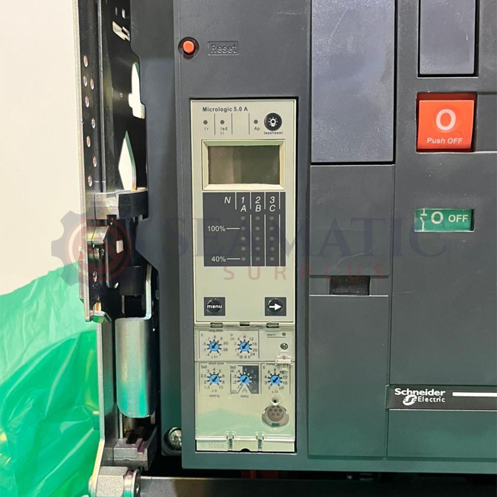 New Schneider Air Circuit Breaker Masterpact NW10H1 – 1000 A – 3 poles