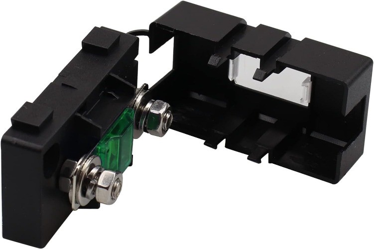 2PCS ANS-H One-Way Midi Fuse Box Holder with Small Fork Mount Bolt, 40A